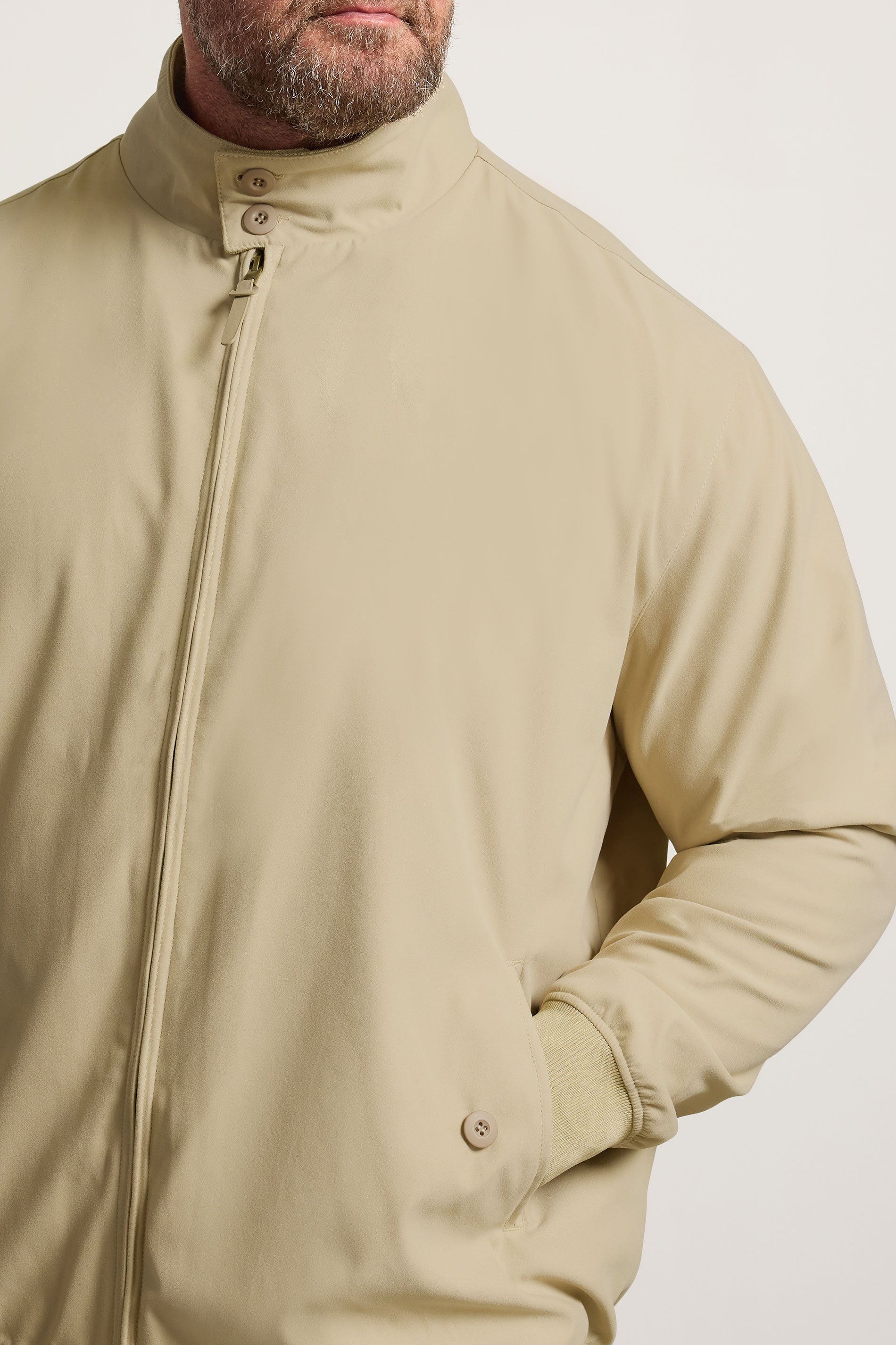 BadRhino Big & Tall Brown Harrington Jacket | BadRhino 4