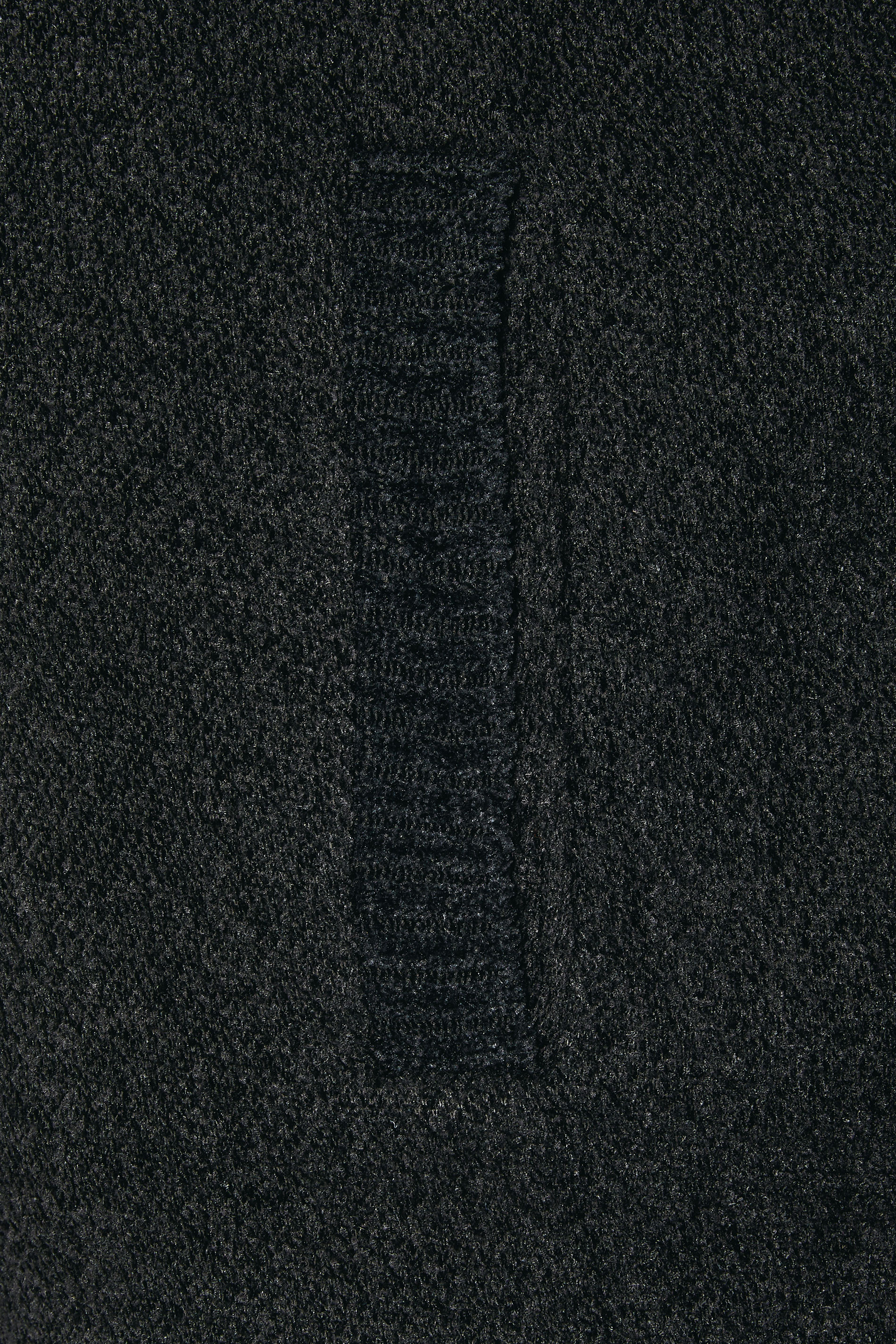 D555 Big & Tall Black Chenille Zip Through Knit Jumper | BadRhino 5