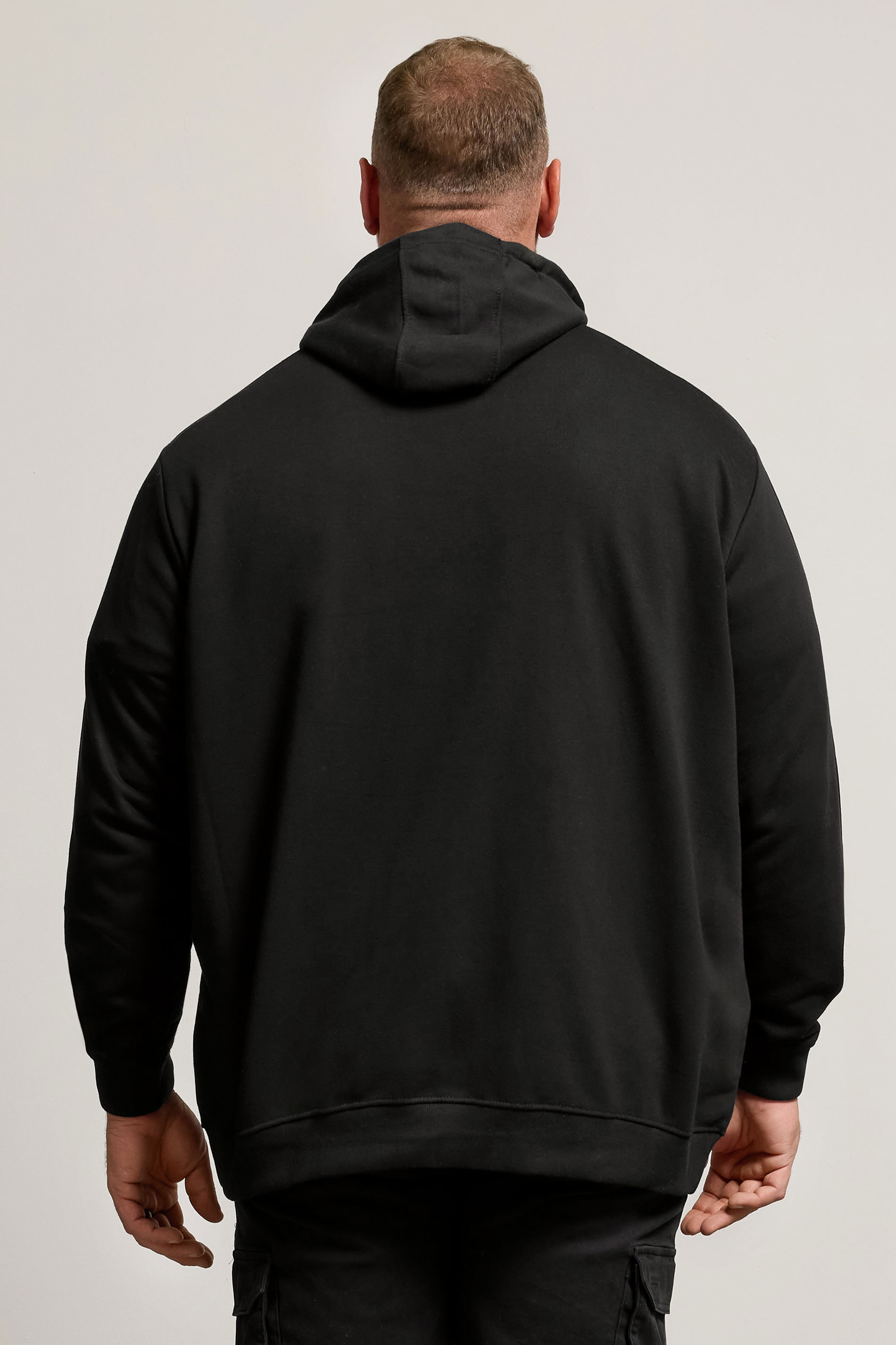 BadRhino Big & Tall Black Camo Print Utility Hoodie | BadRhino 3