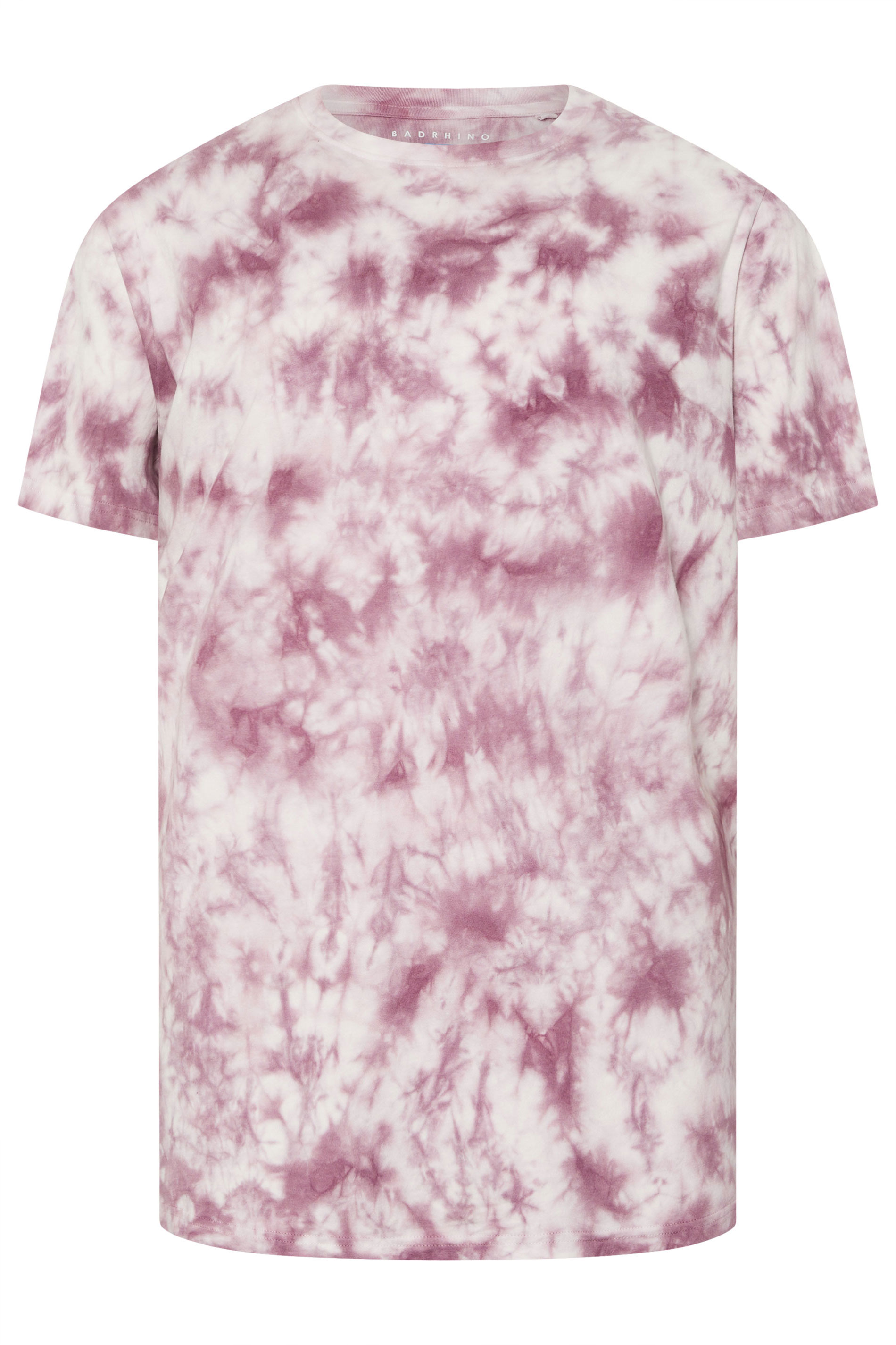 BadRhino Big & Tall Pink Tie Dye T-Shirt 6