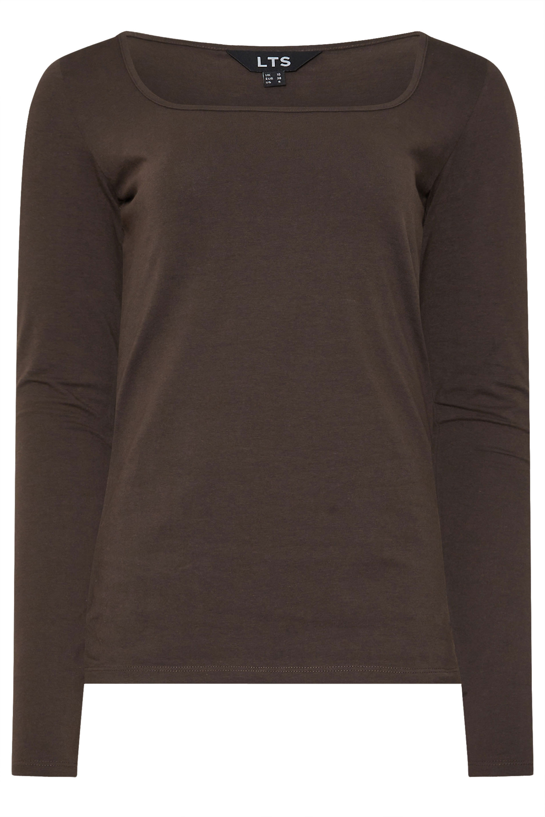 LTS Tall 2 PACK Green & Brown Square Neck Tops | Long Tall Sally 9