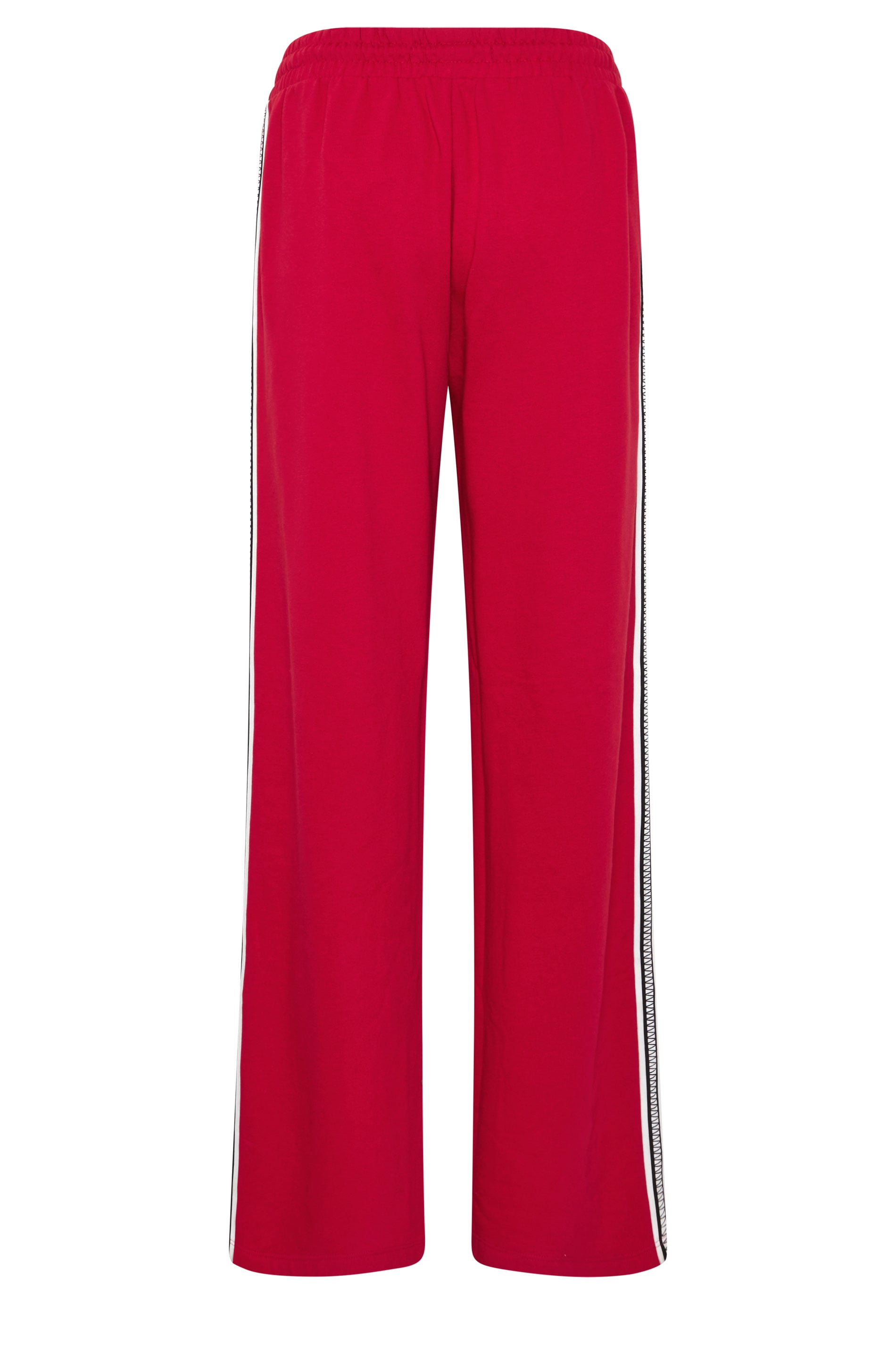 LTS Tall Women's Red Side Tape Wide Leg Joggers | Long Tall Sally 7