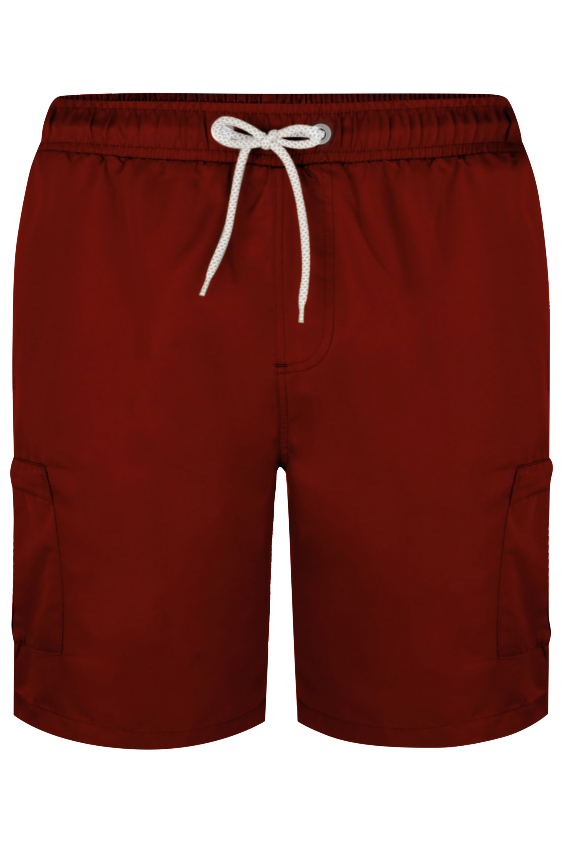 KAM Burgundy Cargo Swim Shorts | BadRhino 3