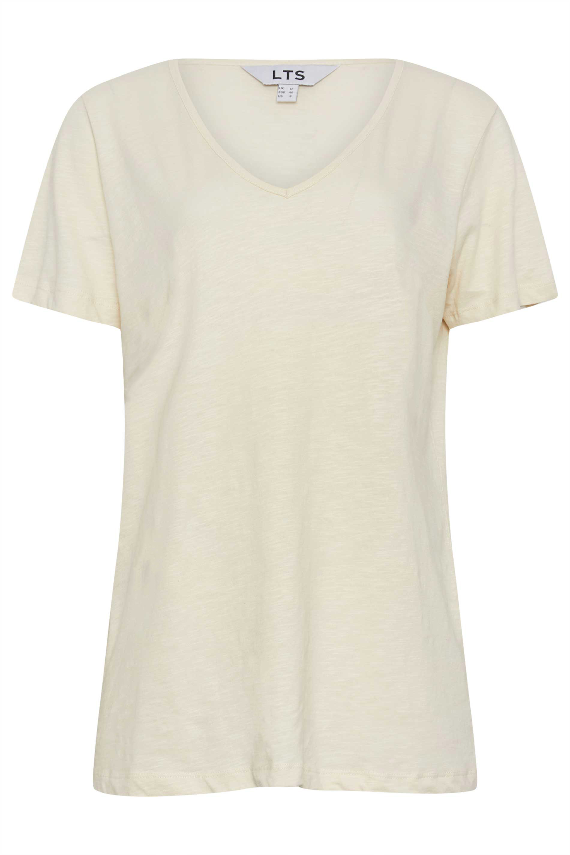 LTS Tall Womens 3 PACK Cream & Khaki Green Stripe Short Sleeve T-Shirts | Long Tall Sally 10