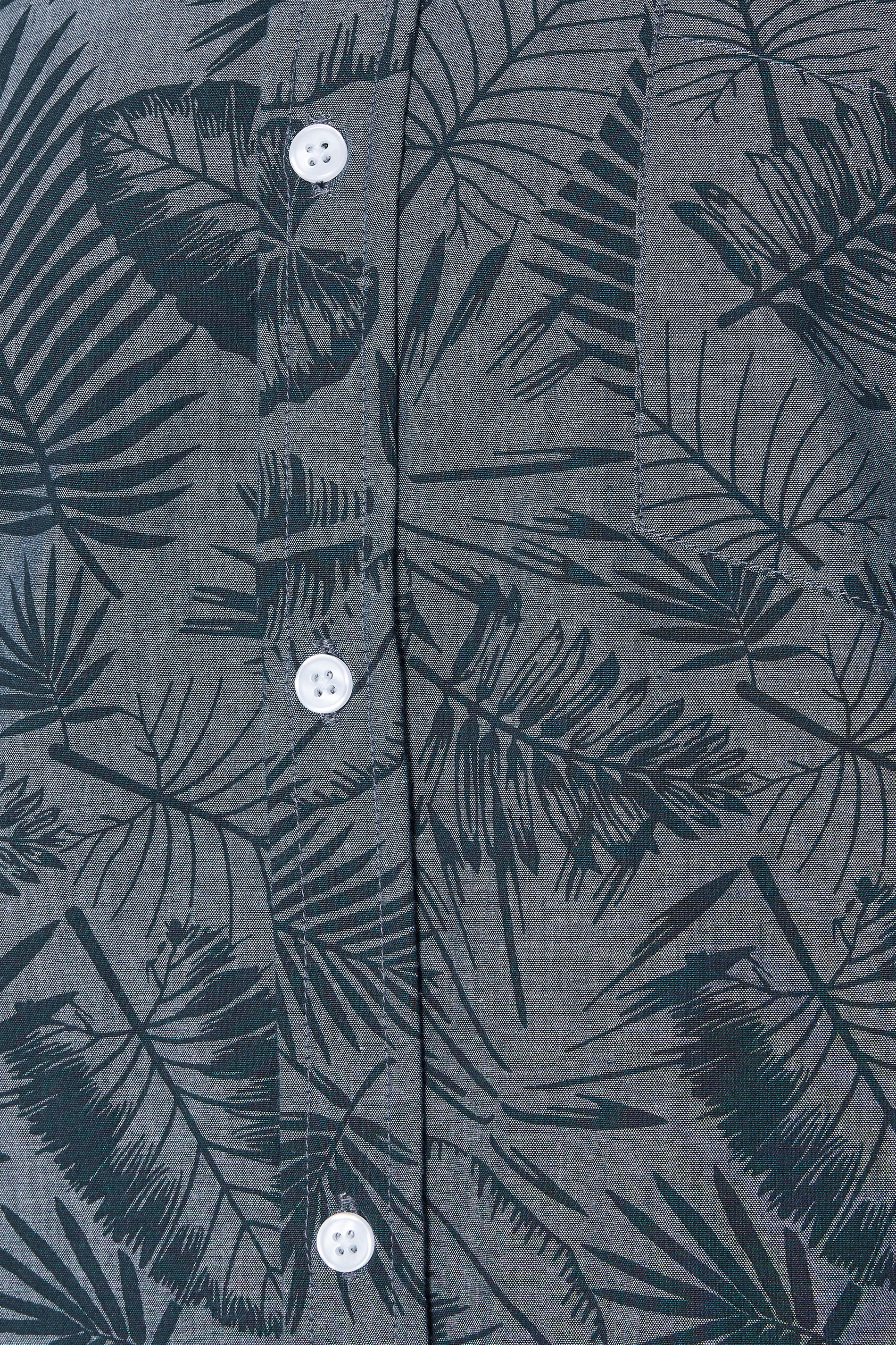 BadRhino Big & Tall Blue Chambray Leaf Shirt | BadRhino 6