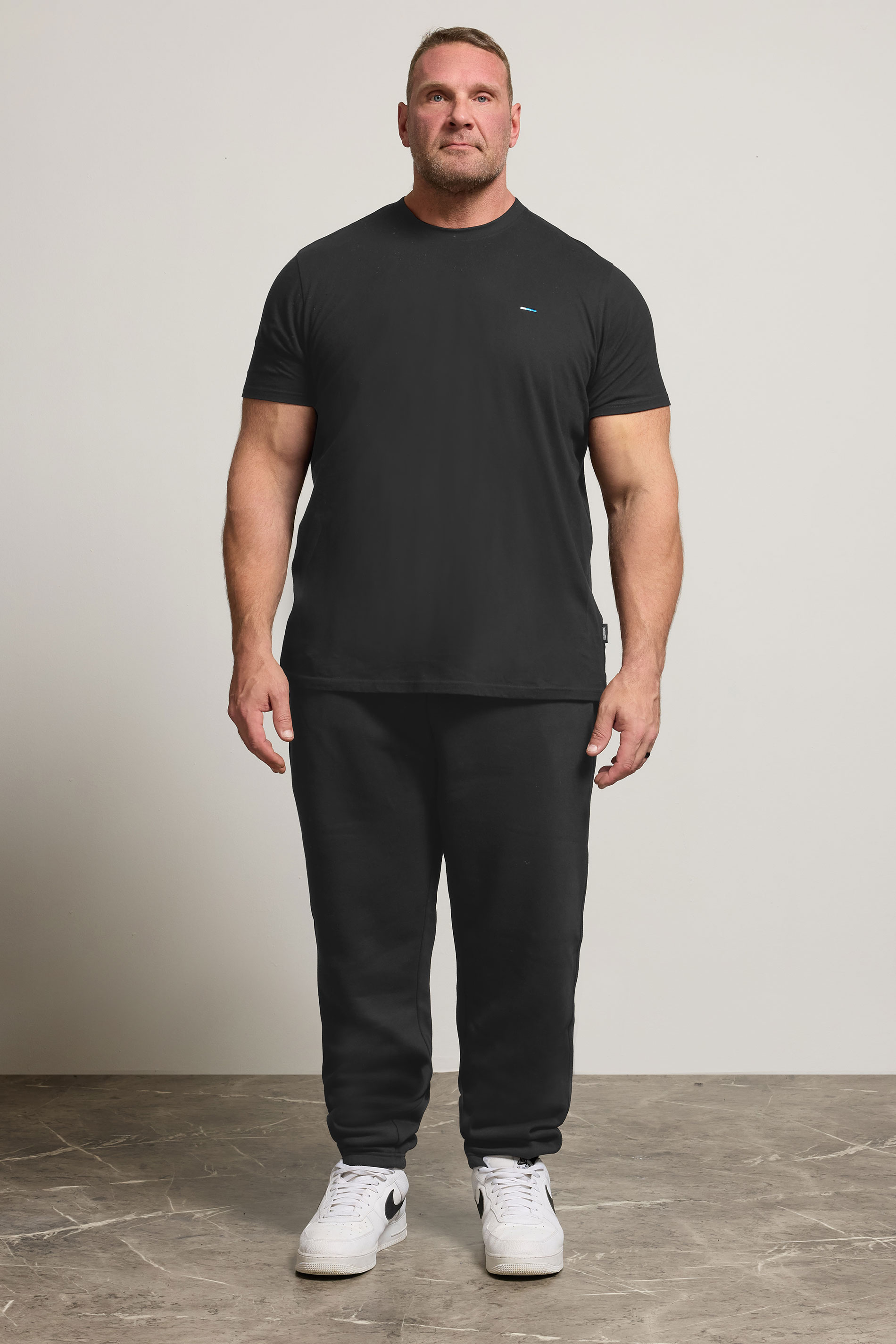 BadRhino Big & Tall Black Essential Joggers | BadRhino 2