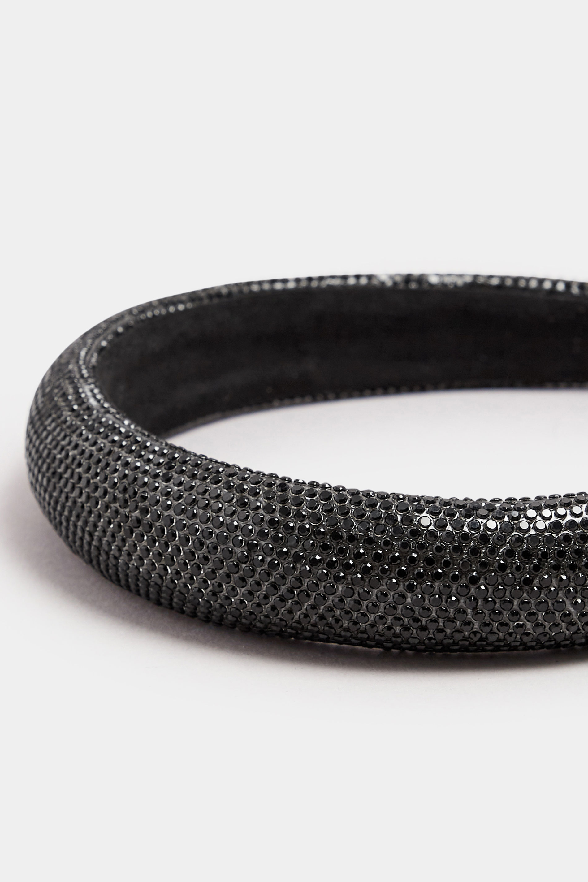 Black Diamante Headband | Yours Clothing 3