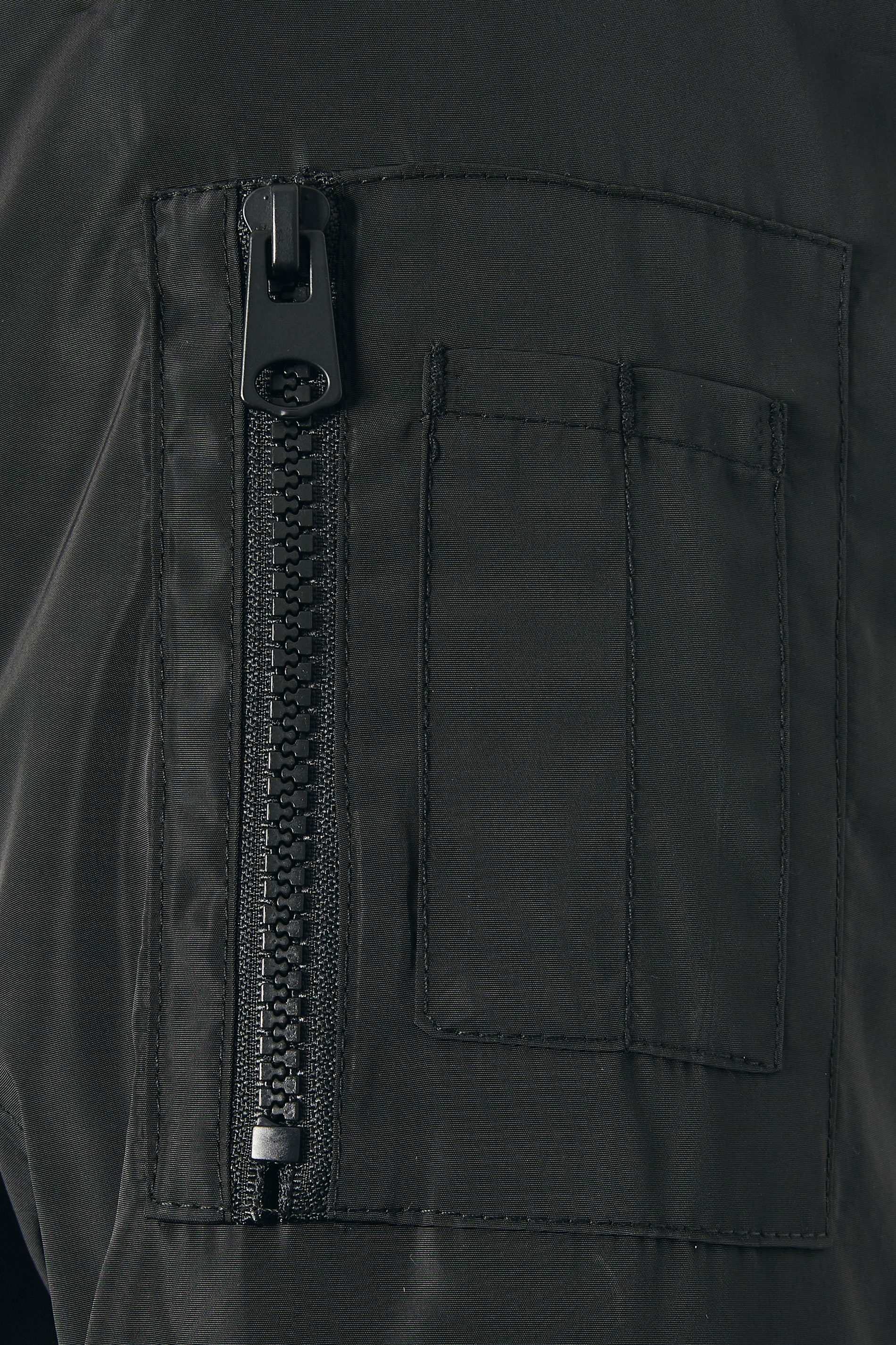  BadRhino Big & Tall Black Zip Through Bomber Jacket | BadRhino 6