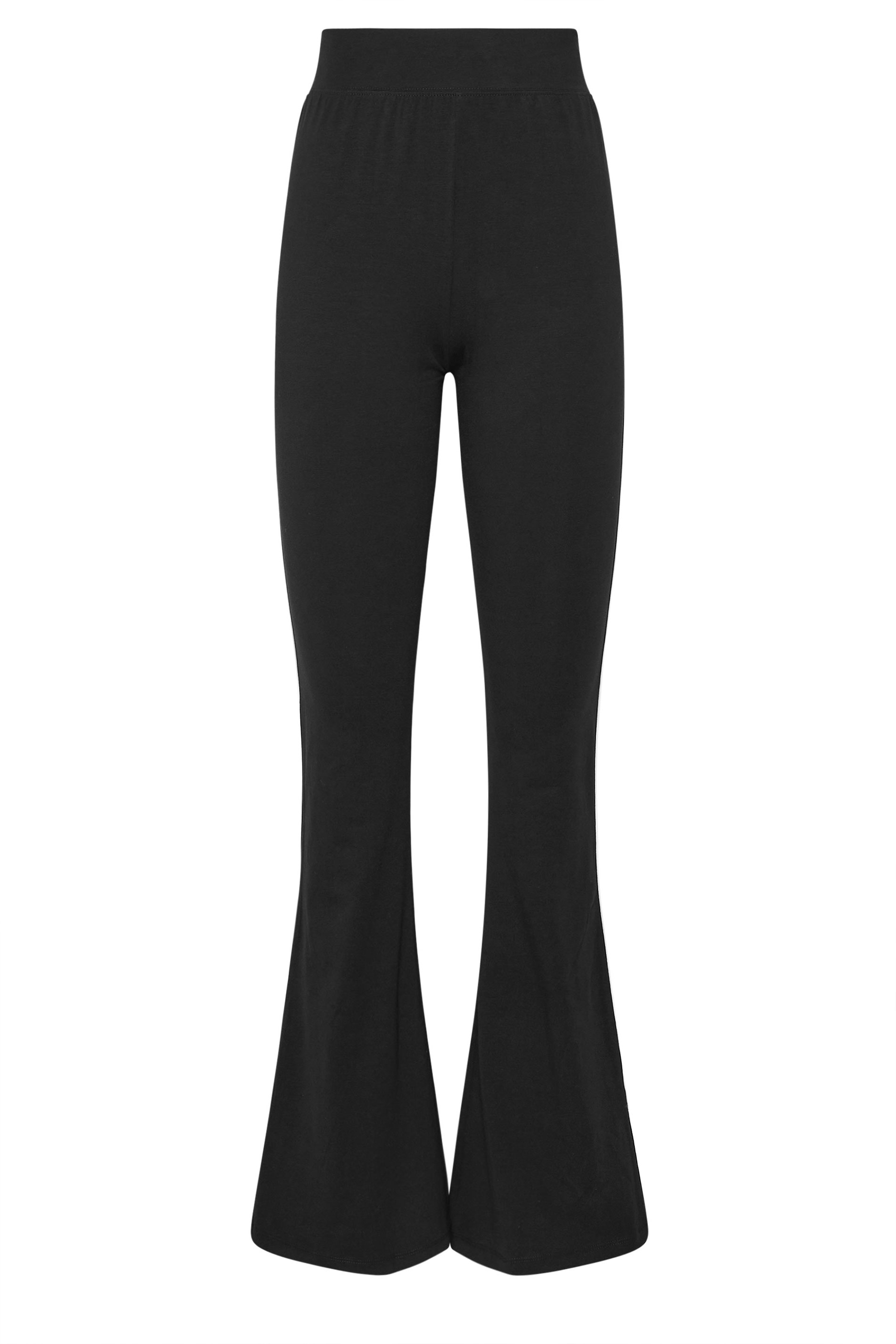 LTS Tall Black Striped Kick Flare Leggings | Long Tall Sally 5