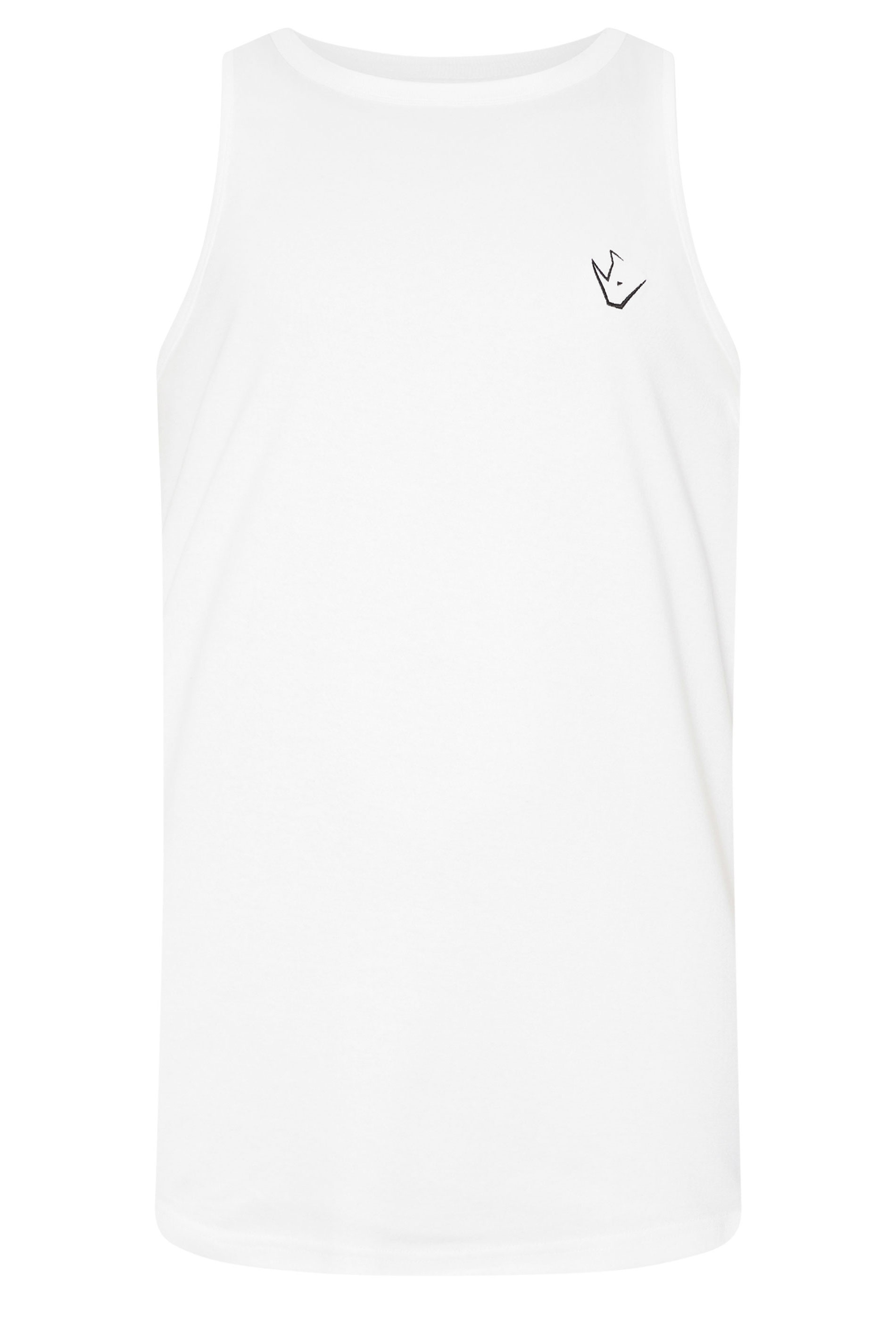 IronRhino Big & Tall White 'Rest Day' Vest | BadRhino 6