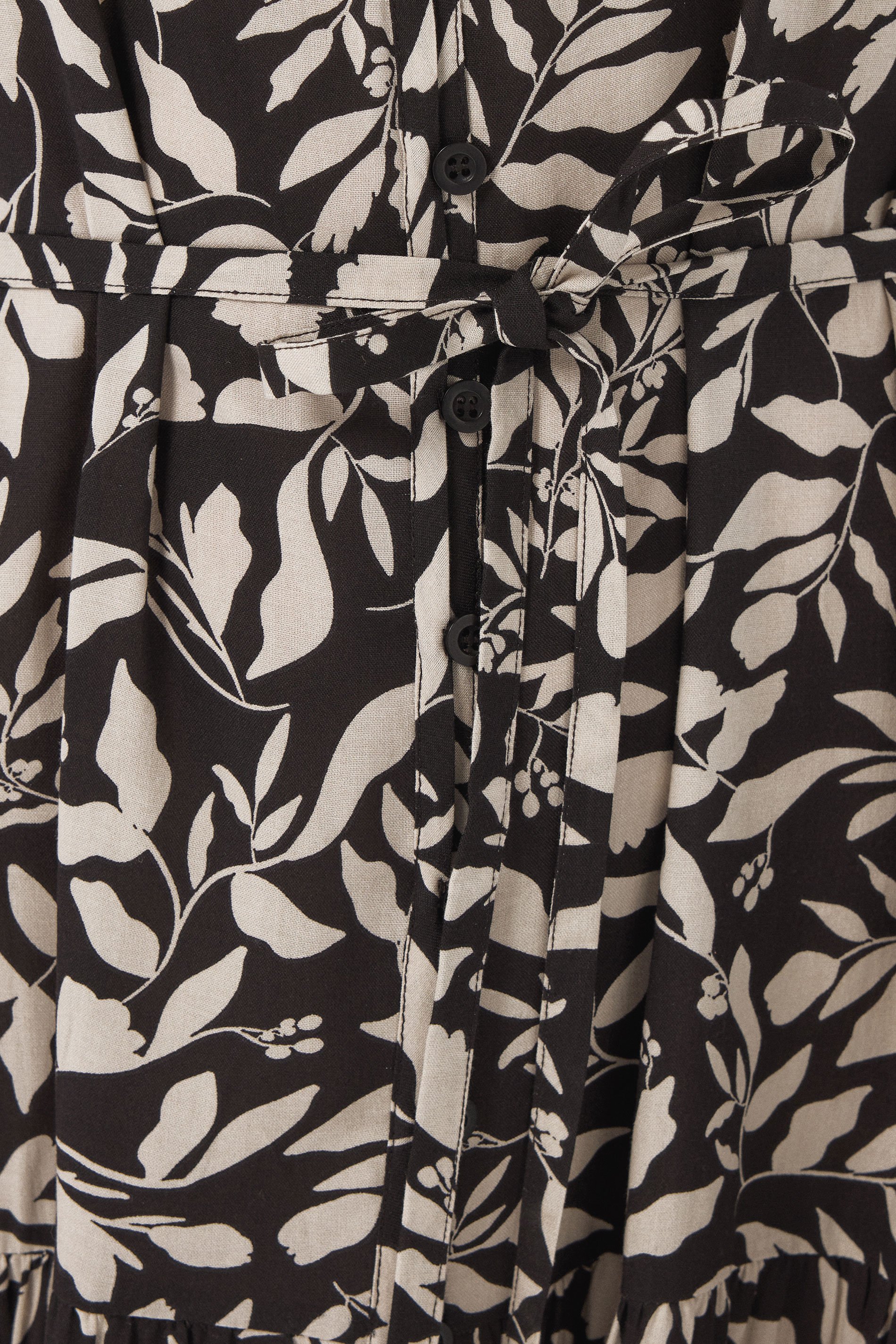 LTS Tall Brown Floral Print Tea Dress | Long Tall Sally 5