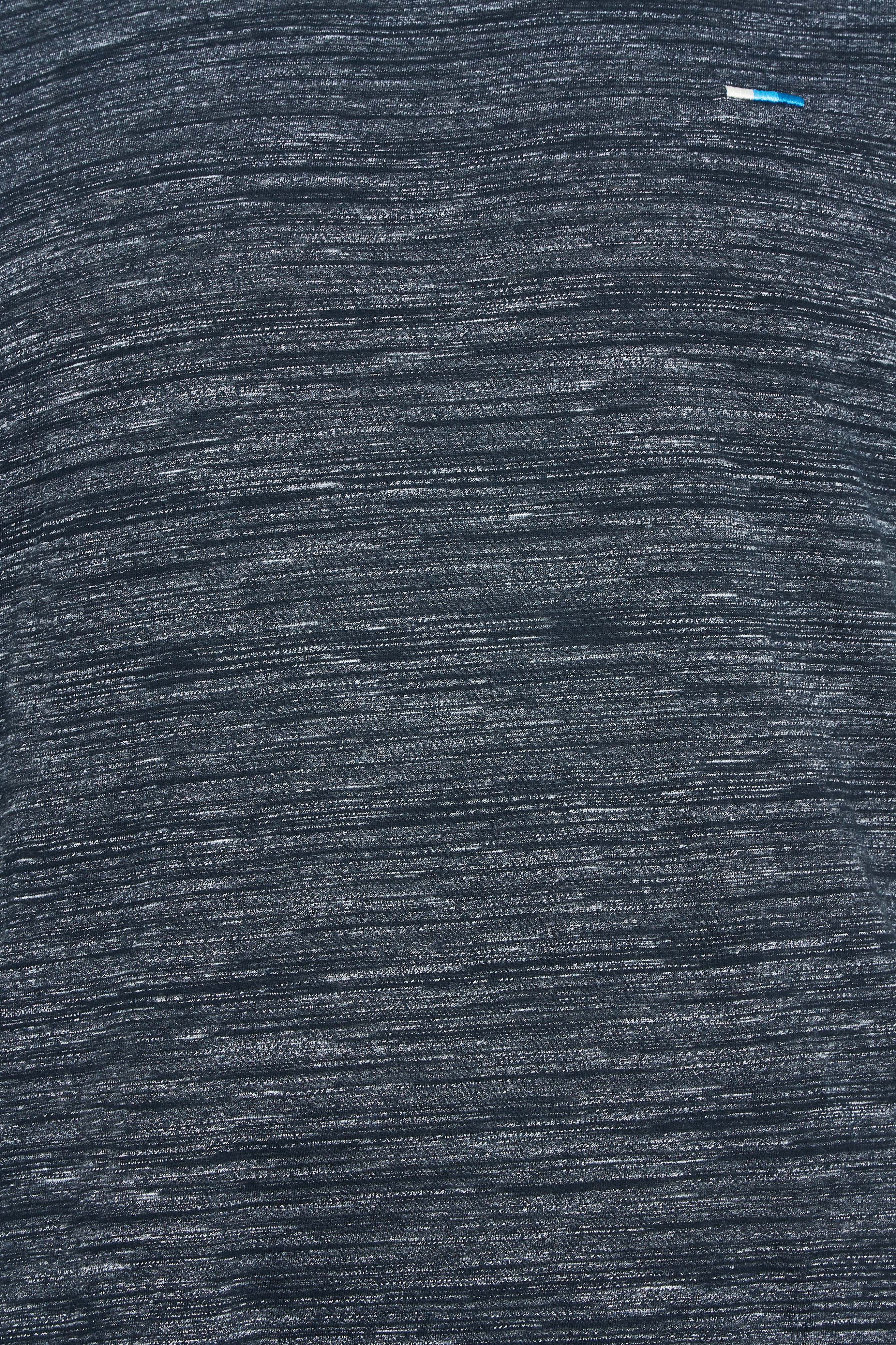 BadRhino Big & Tall Navy Blue Injected Slub T-Shirt | BadRhino 8