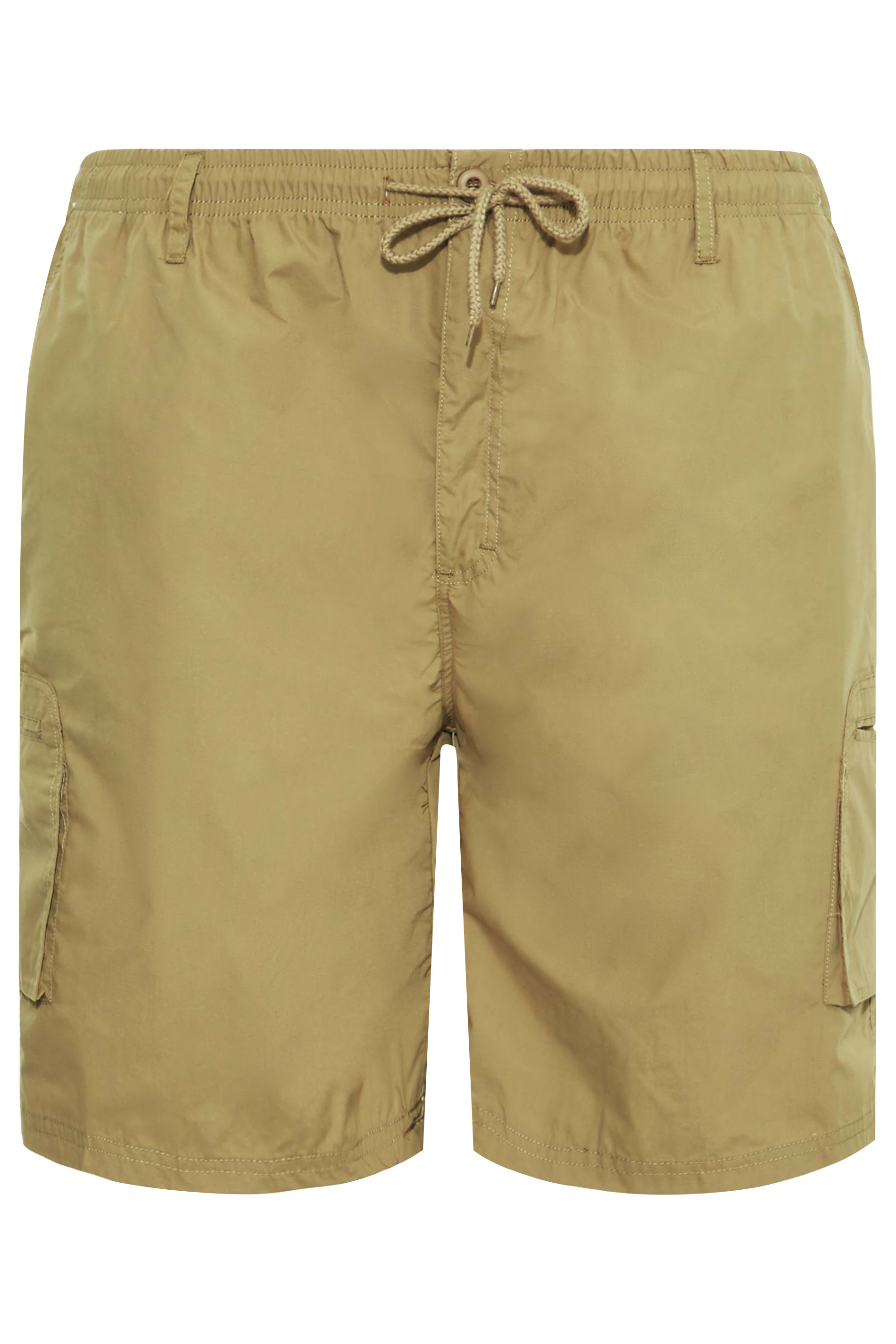 D555 Big & Tall Brown Cargo Shorts | BadRhino 4