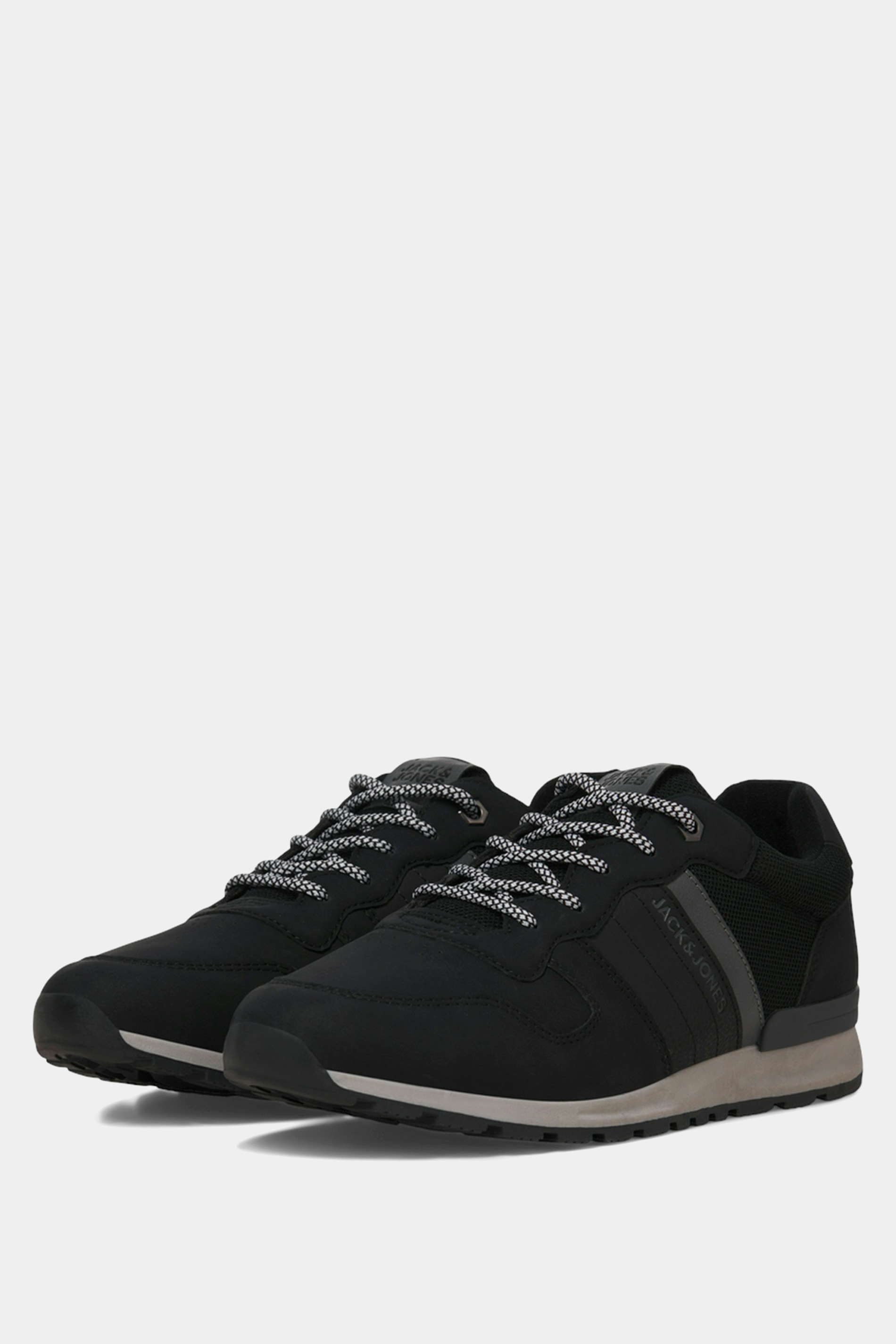 JACK & JONES Black Hike Trainers | BadRhino 2