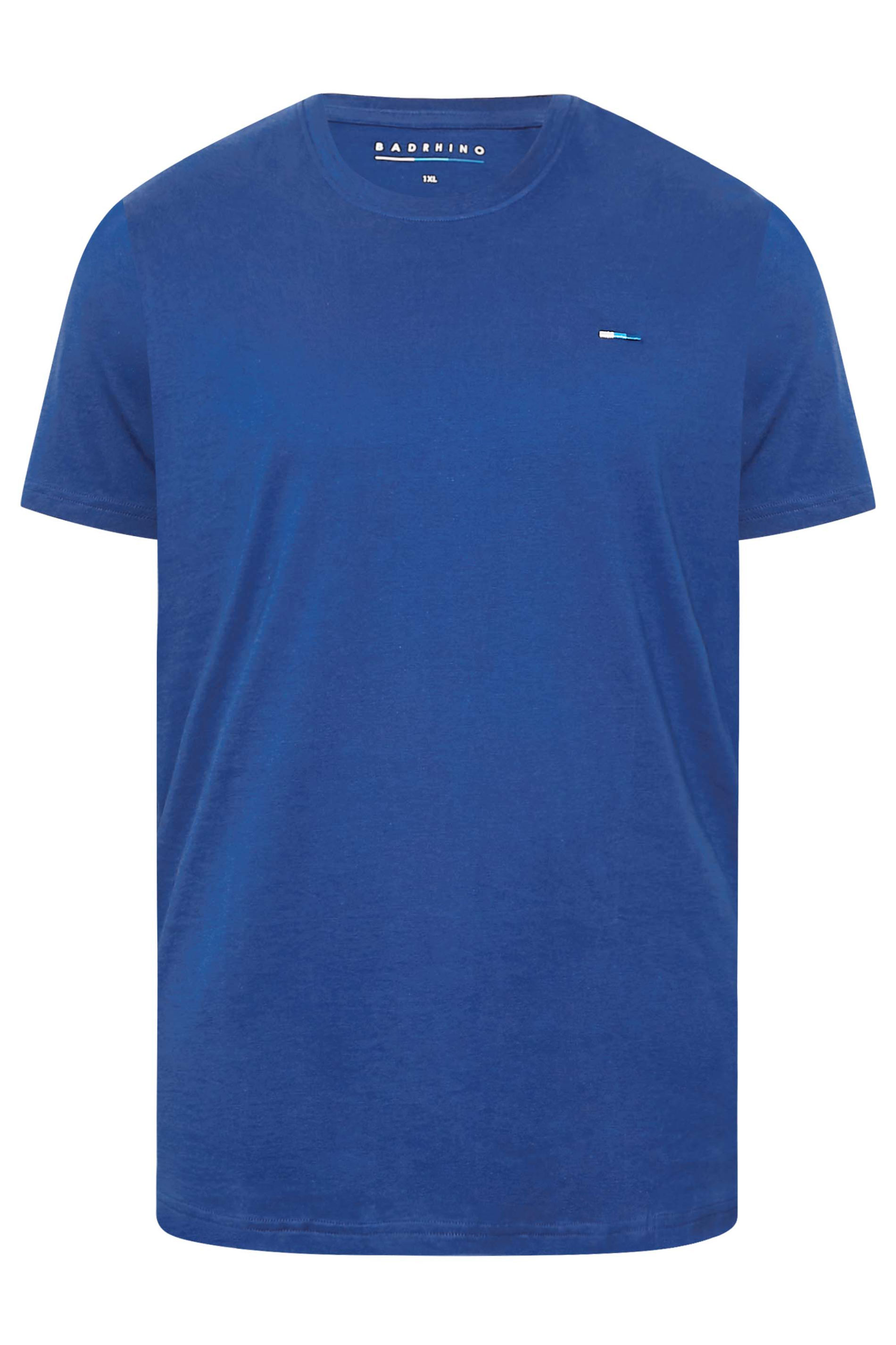 BadRhino Big & Tall 5 PACK Blue & Black Core T-Shirts | BadRhino  13