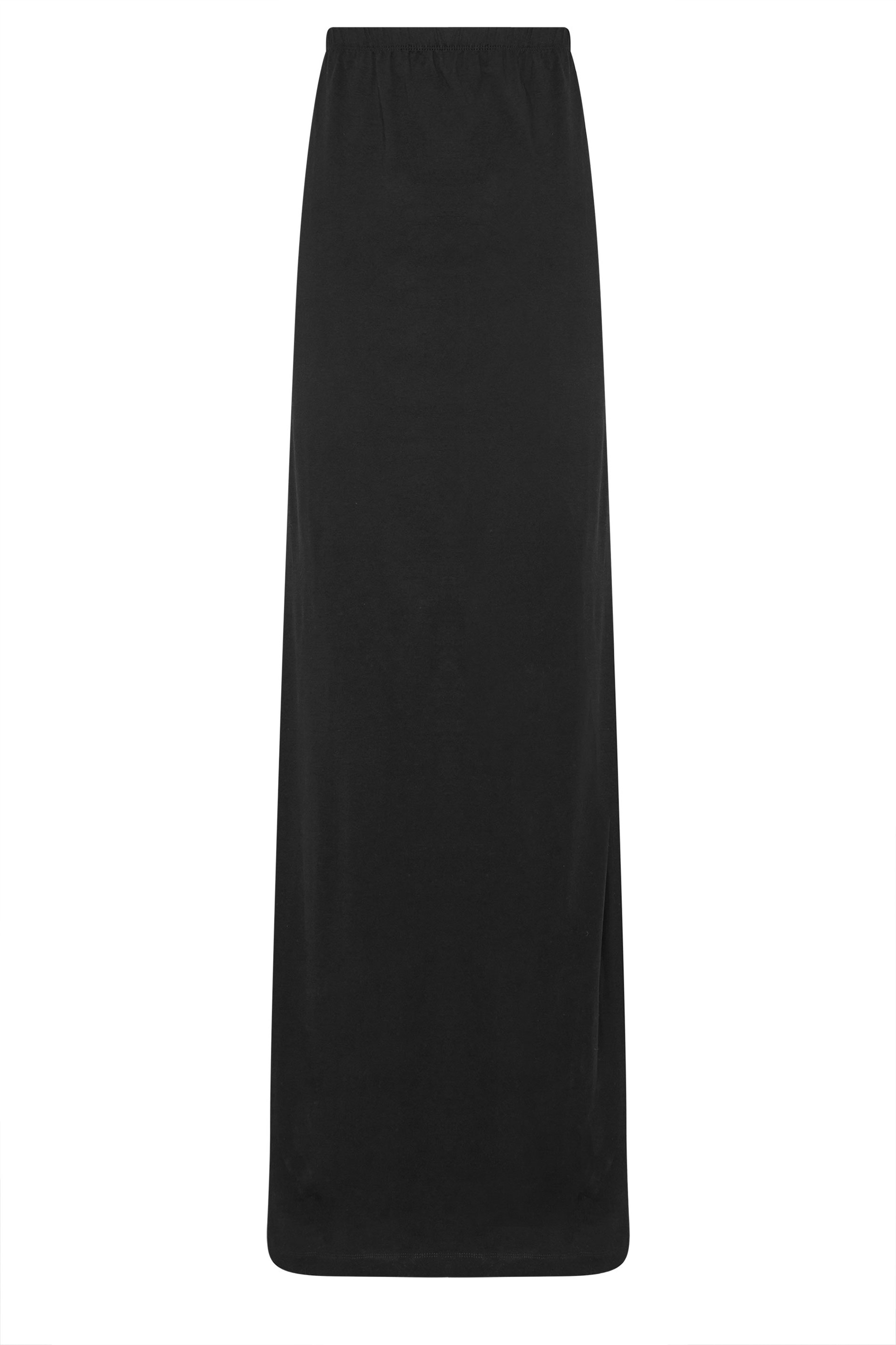 LTS Tall Black Jersey Bandeau Maxi Dress | Long Tall Sally 6
