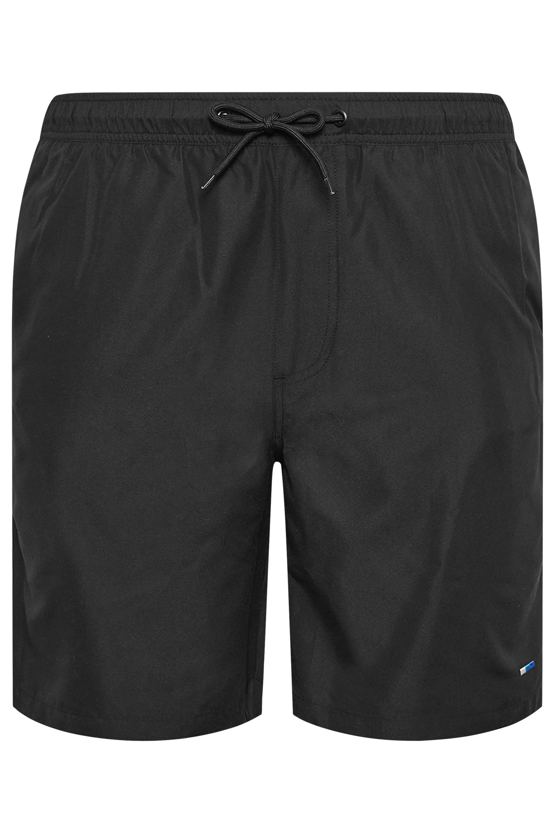 BadRhino Big & Tall Black Swim Shorts | BadRhino  5