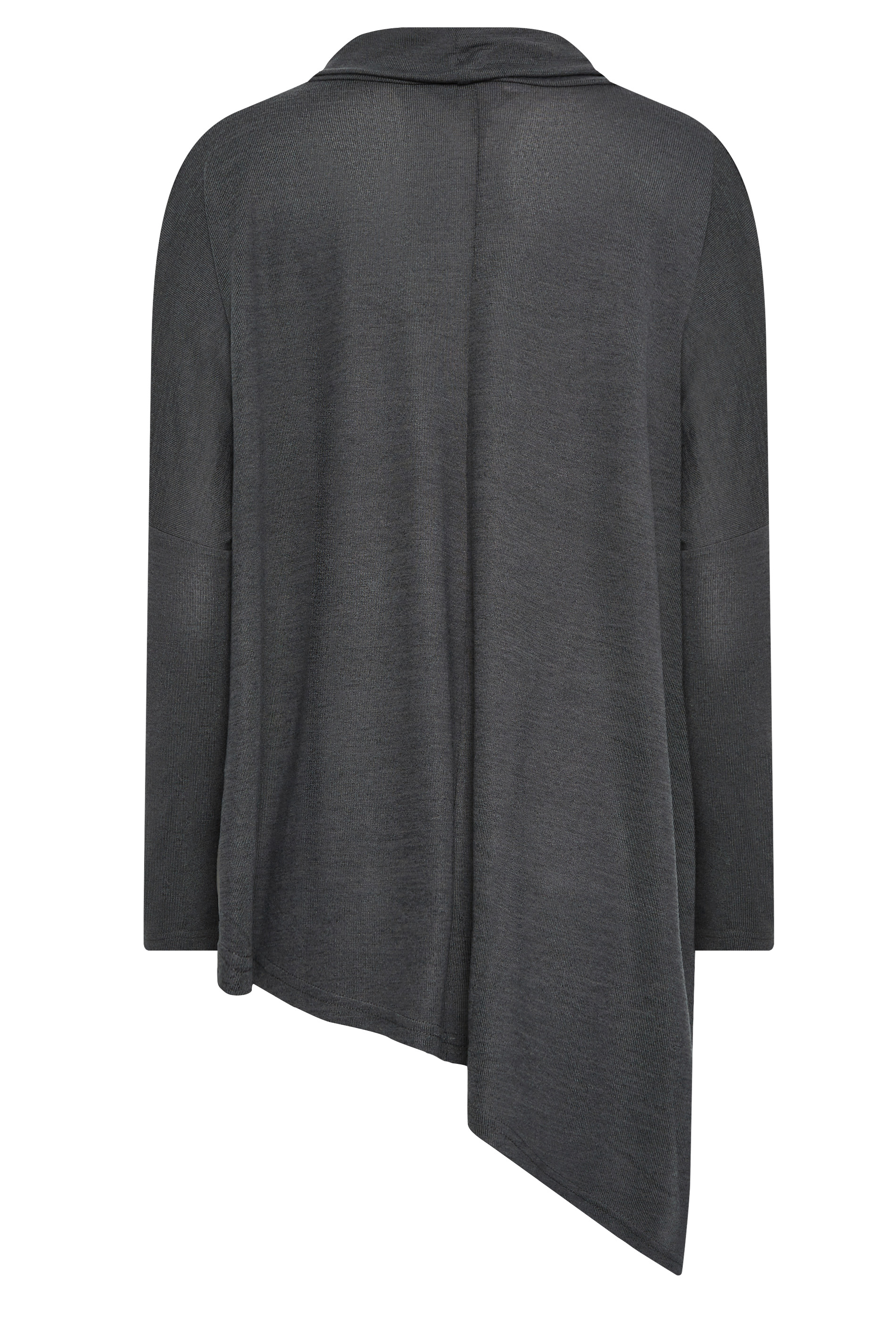 LTS Tall Women's Grey Hanky Hem Top | Long Tall Sally 7