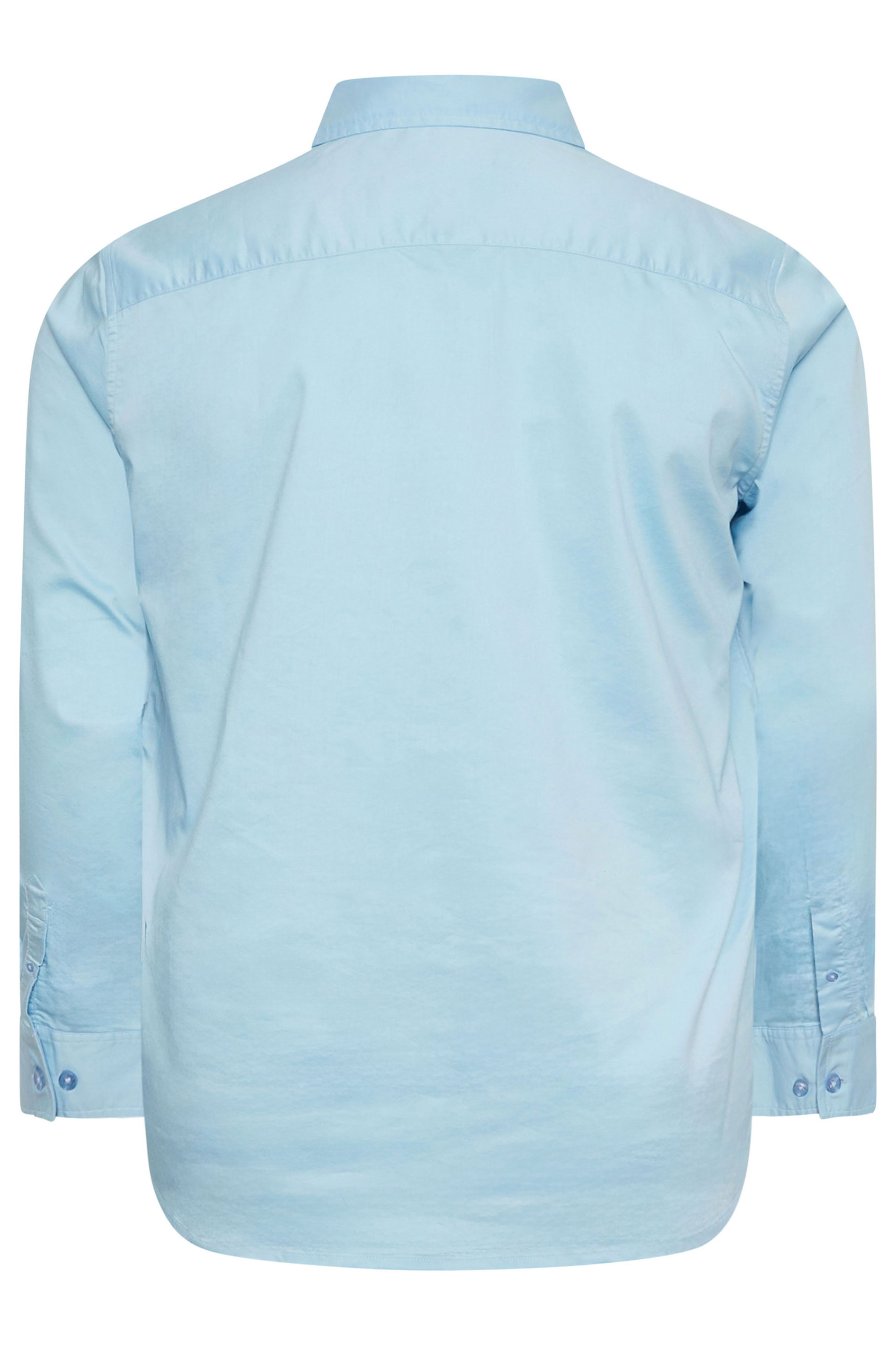 BadRhino Big & Tall Light Blue Stretch Long Sleeve Shirt | BadRhino 7