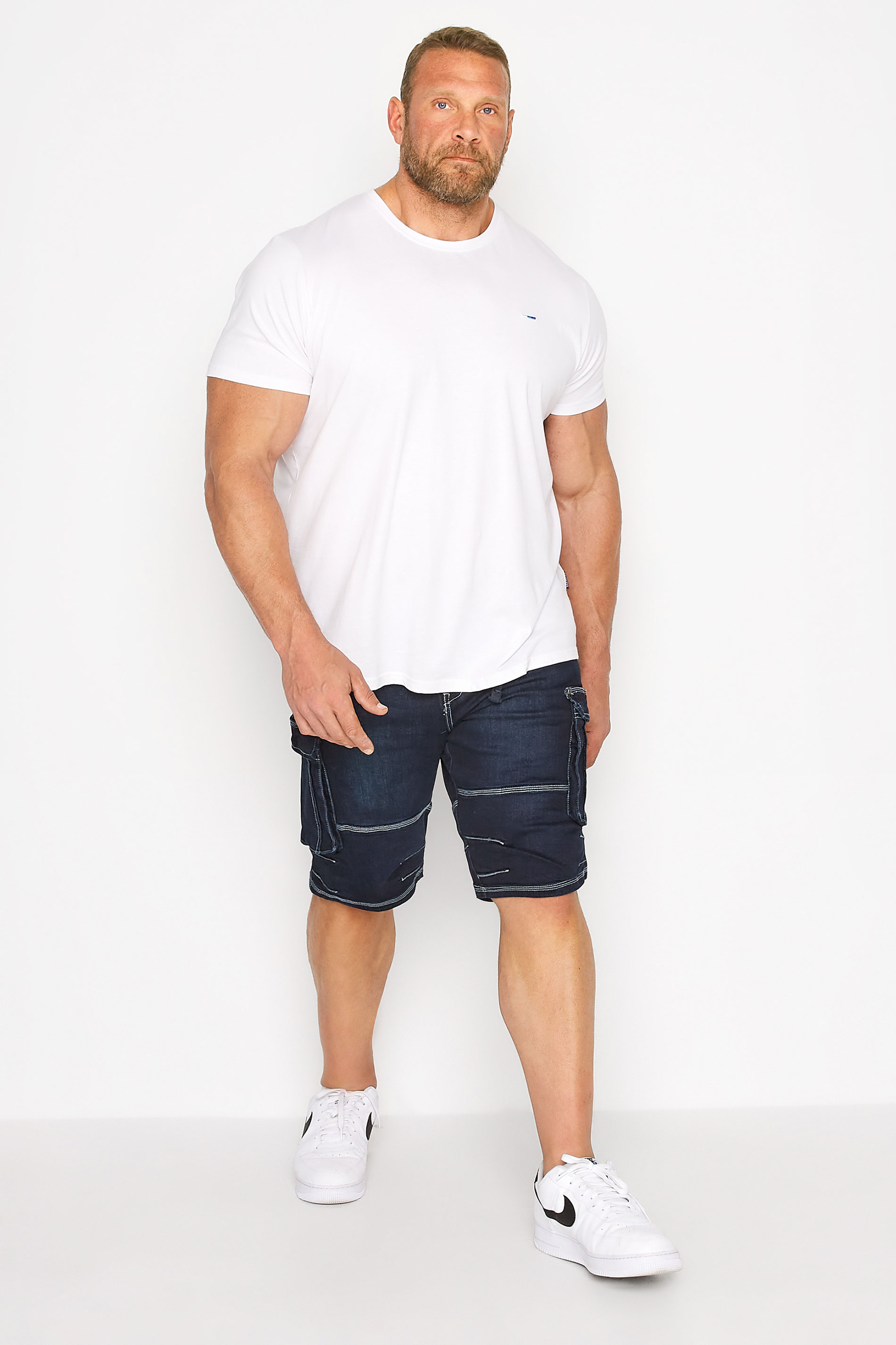 KAM Dark Blue Denim Shorts | BadRhino 2