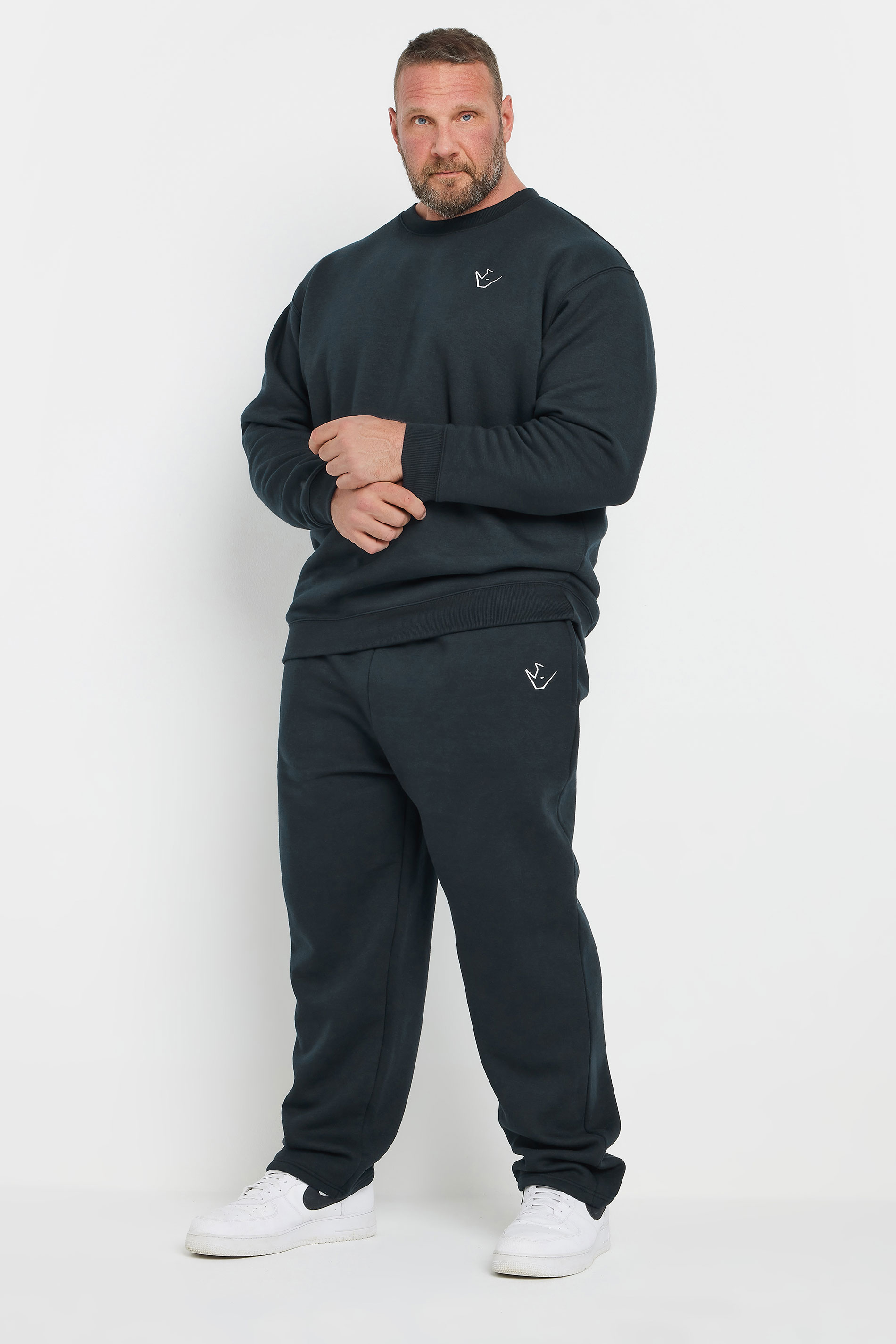 IronRhino Big & Tall Navy Blue 'Rest Day' Joggers | BadRhino 3