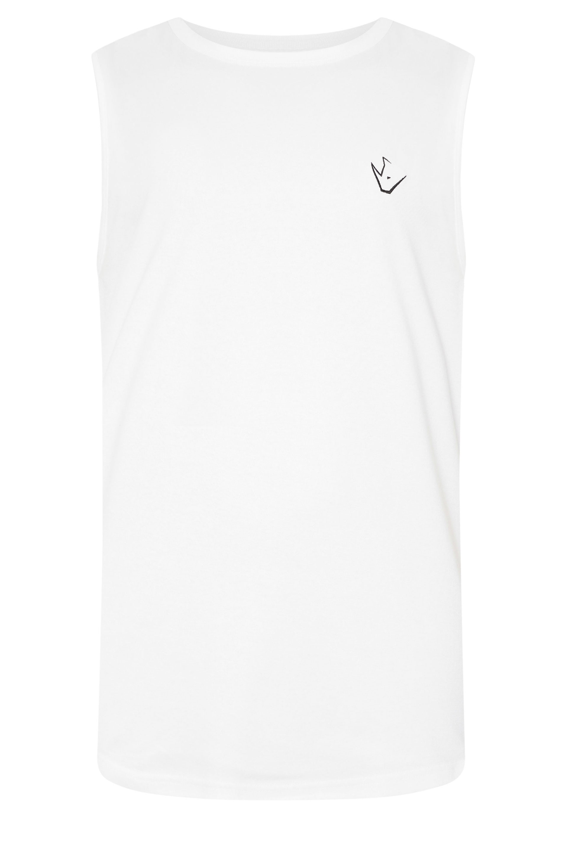 IronRhino Big & Tall White 'Rest Day' Vest | BadRhino 6