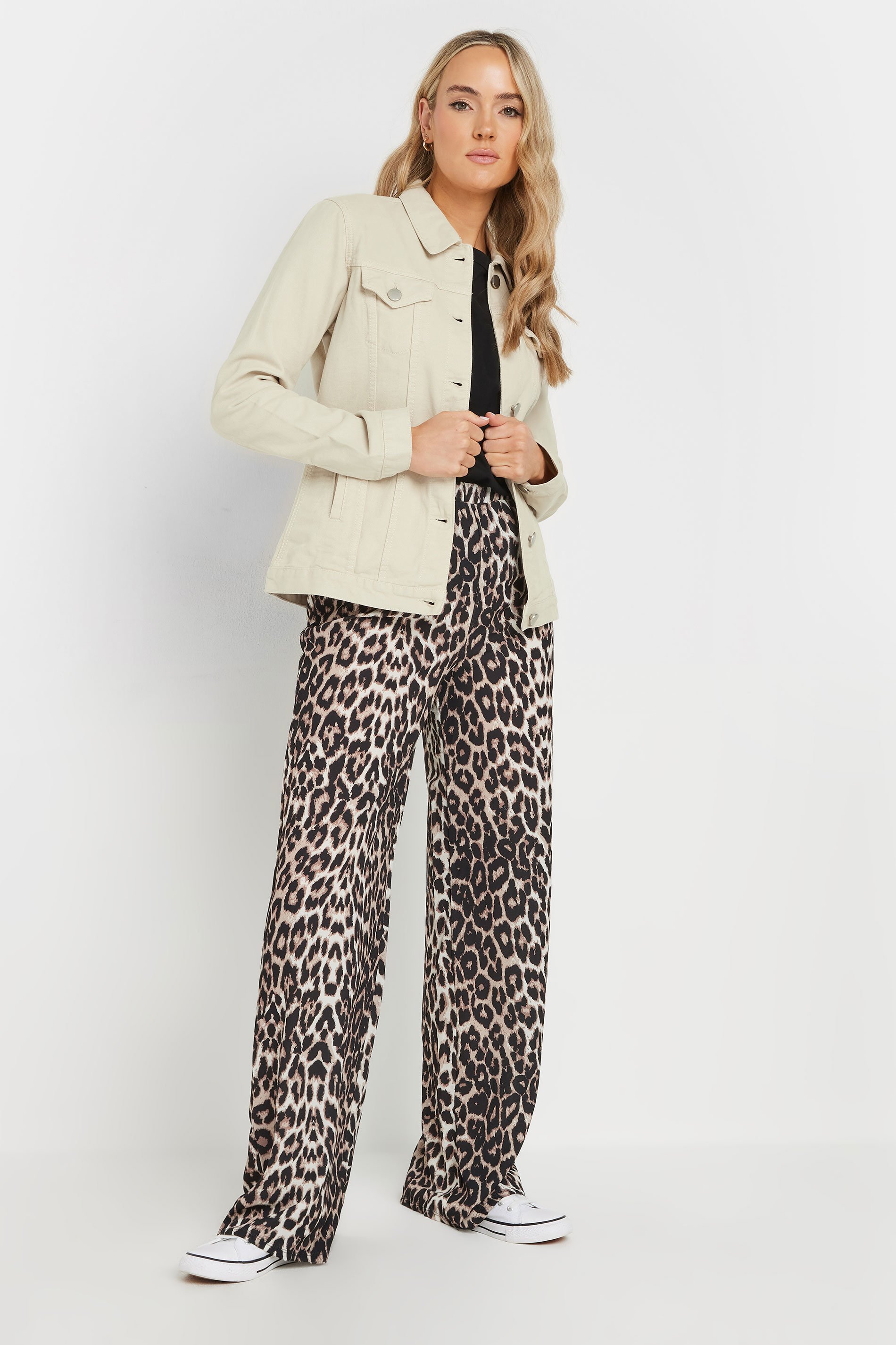 LTS Tall Cream Denim Jacket | Long Tall Sally 3