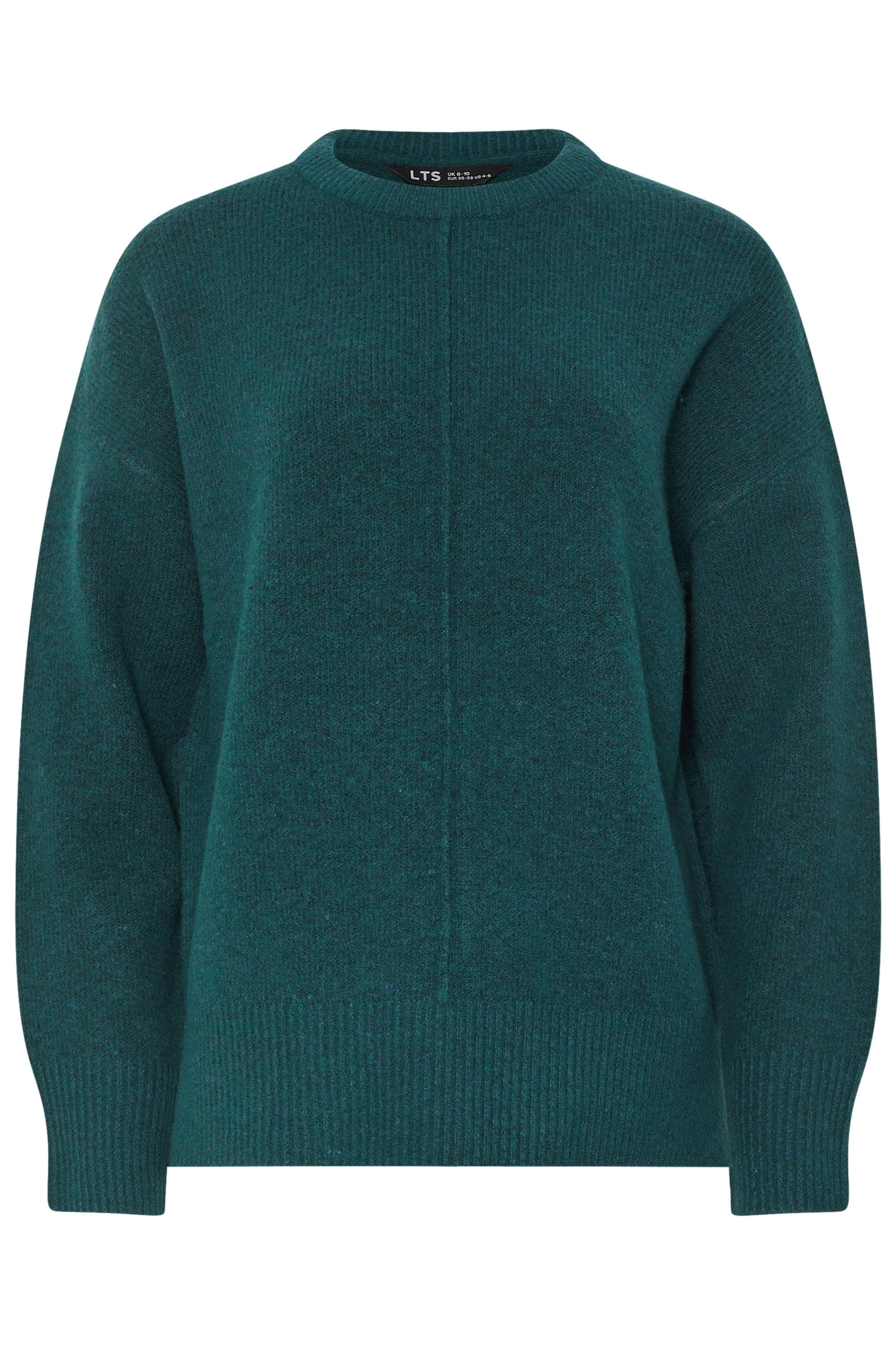 LTS Tall Dark Green Seam Front Jumper | Long Tall Sally 6