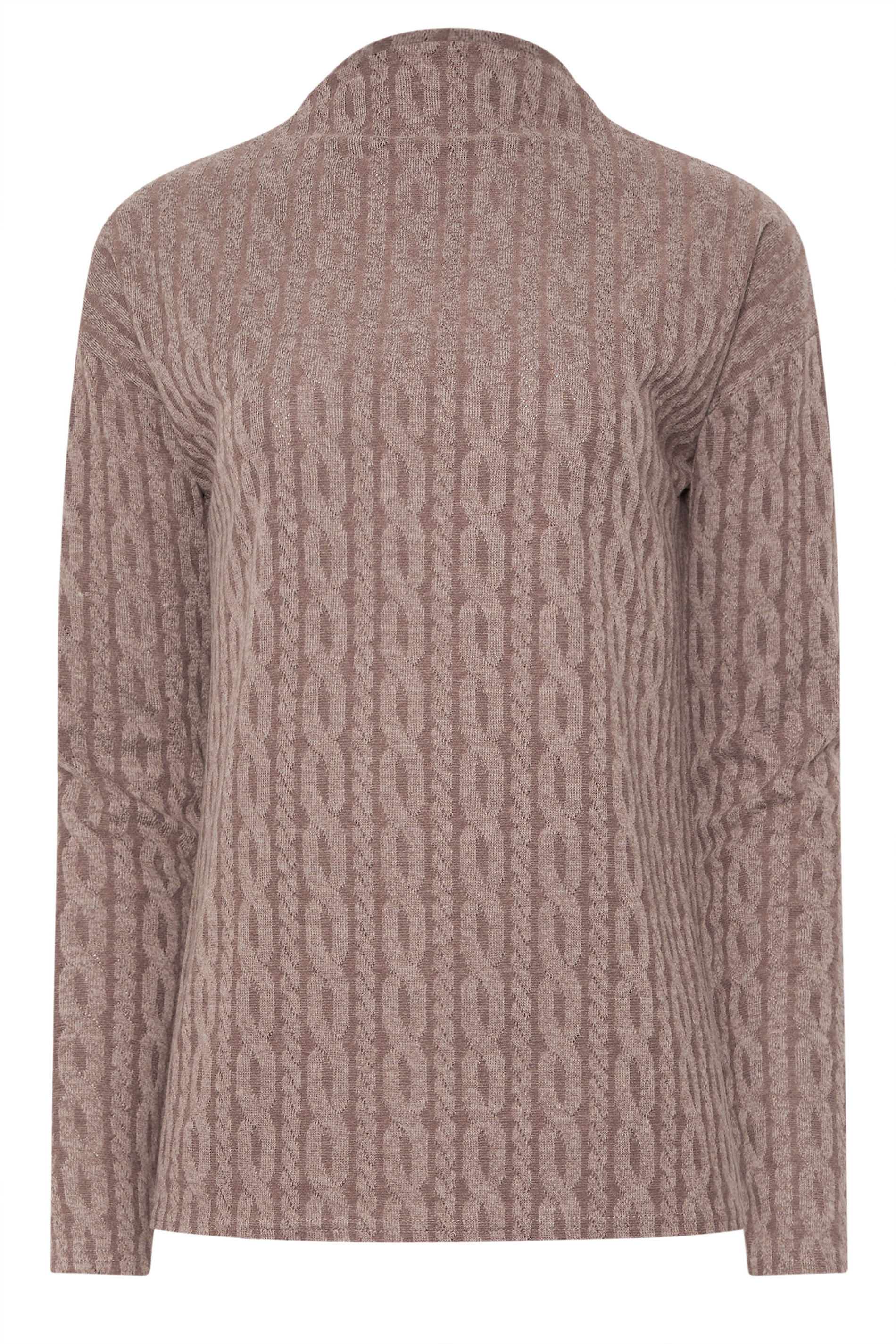 LTS Tall Light Pink Knit Funnel Top | Long Tall Sally 5