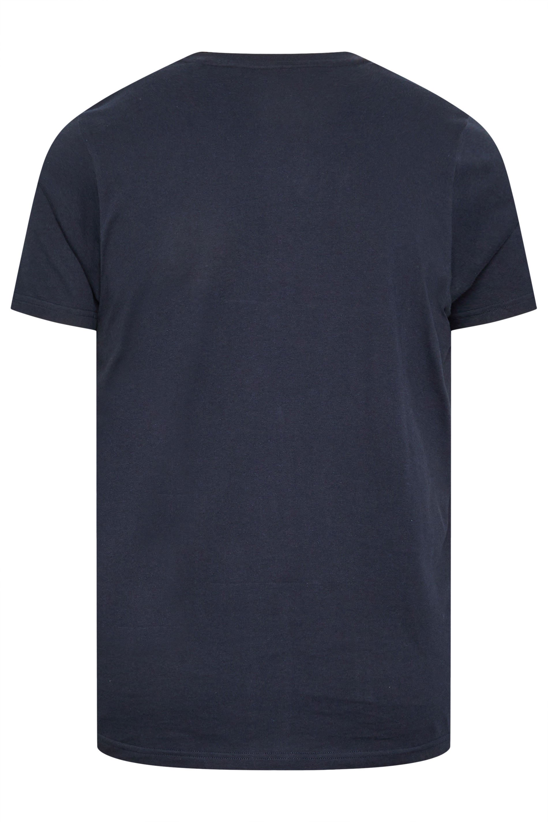 BadRhino Big & Tall Navy Blue Grinch Graphic Christmas T-Shirt | BadRhino 5