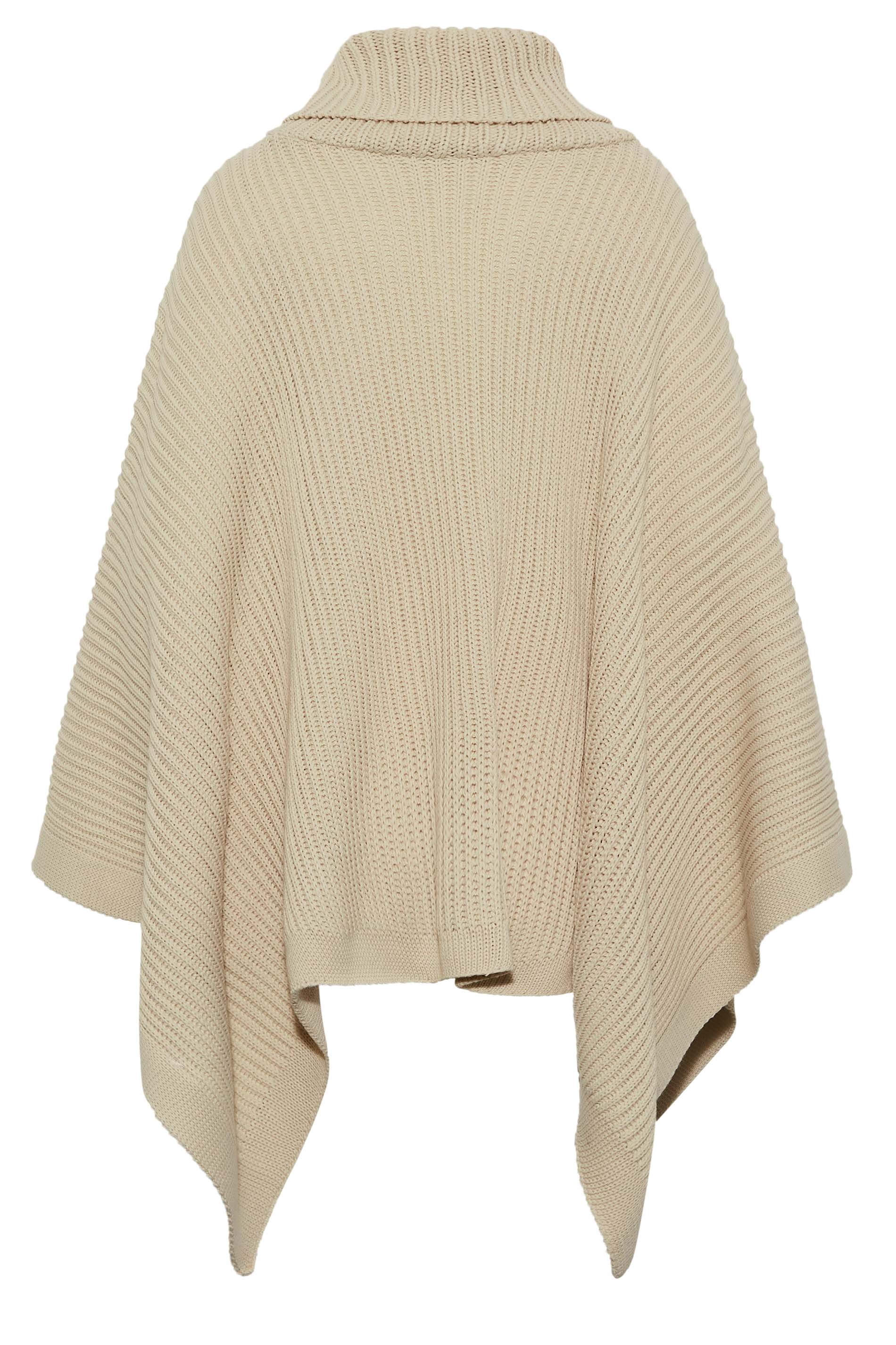 Buy Lipsy Super Soft Cosy Roll Neck Cable Knit Poncho from Next USA