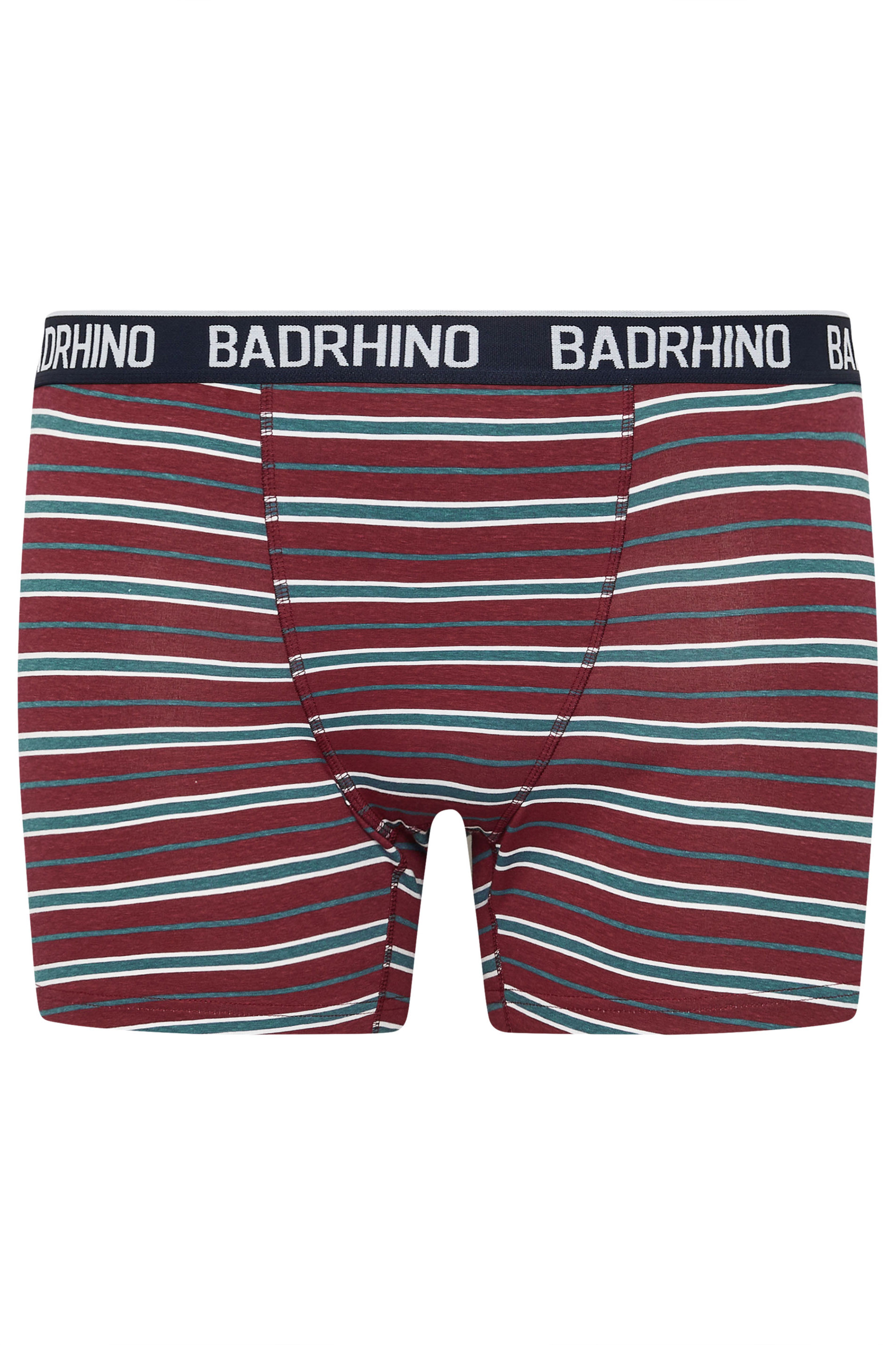 BadRhino Big & Tall 3 PACK Navy Blue Stripe & Spot Boxers | BadRhino 5