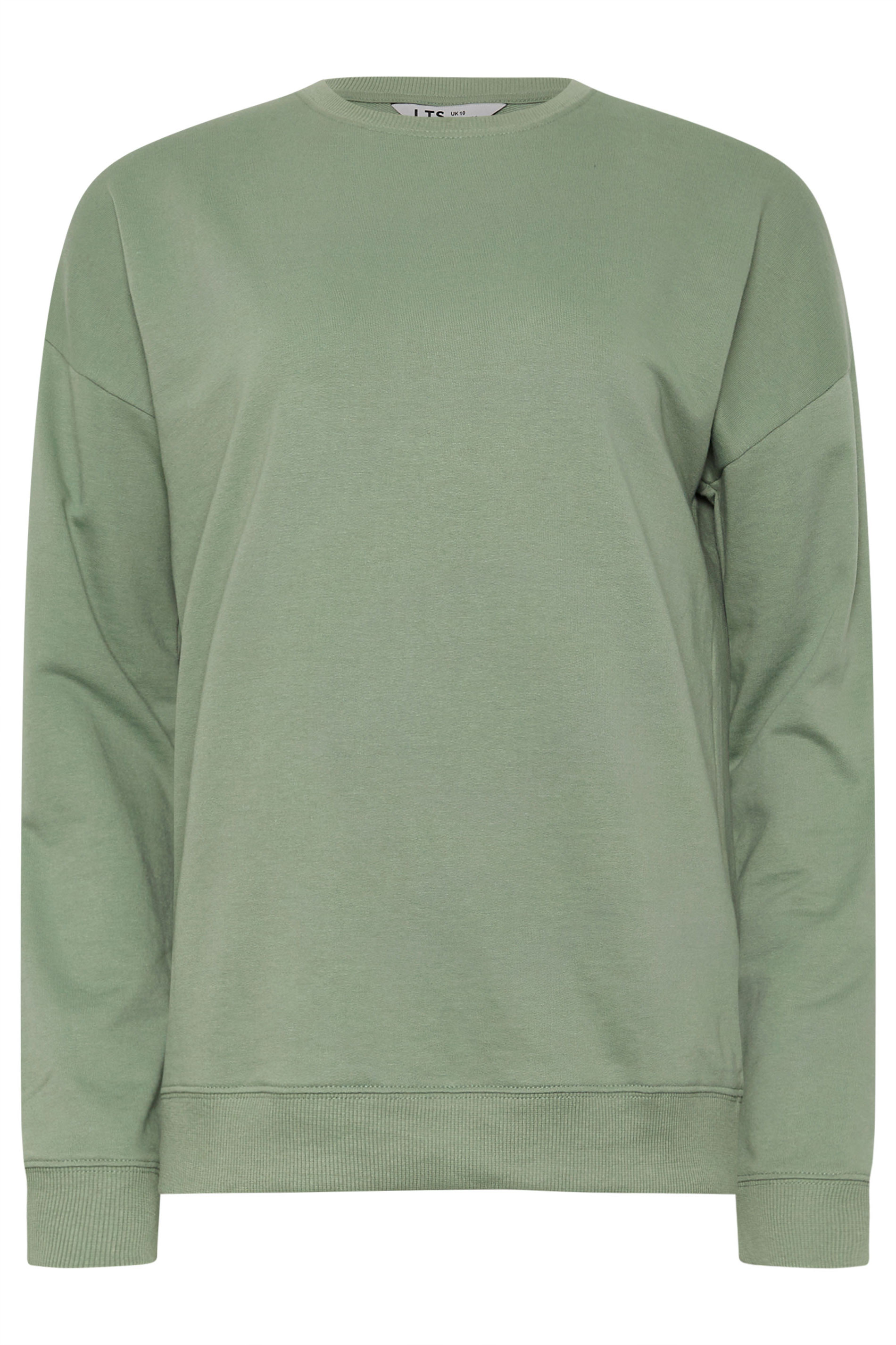 LTS Tall Sage Green Crew Neck Sweatshirt | Long Tall Sally