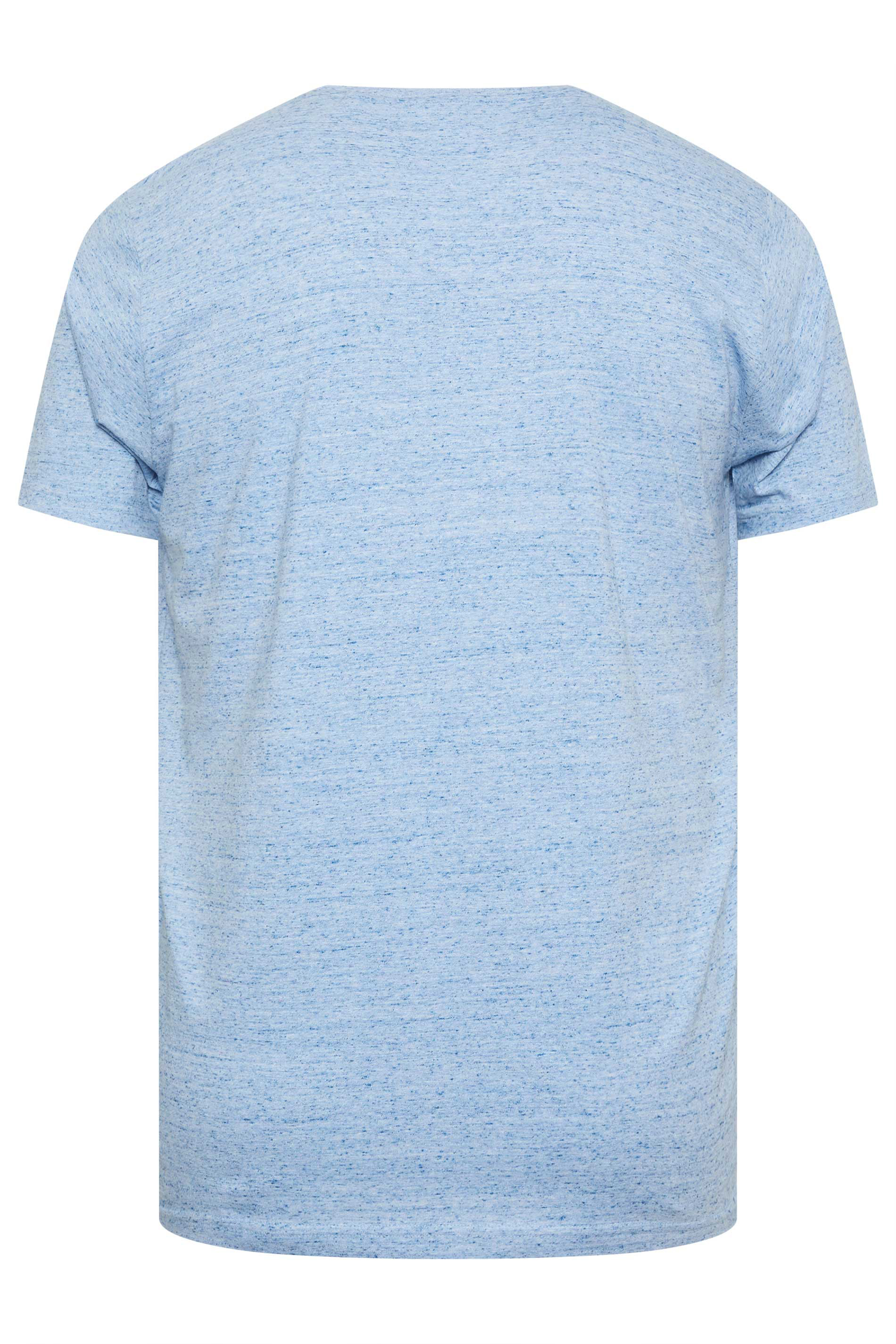 BadRhino Big & Tall Blue Marl T-Shirt | BadRhino 5