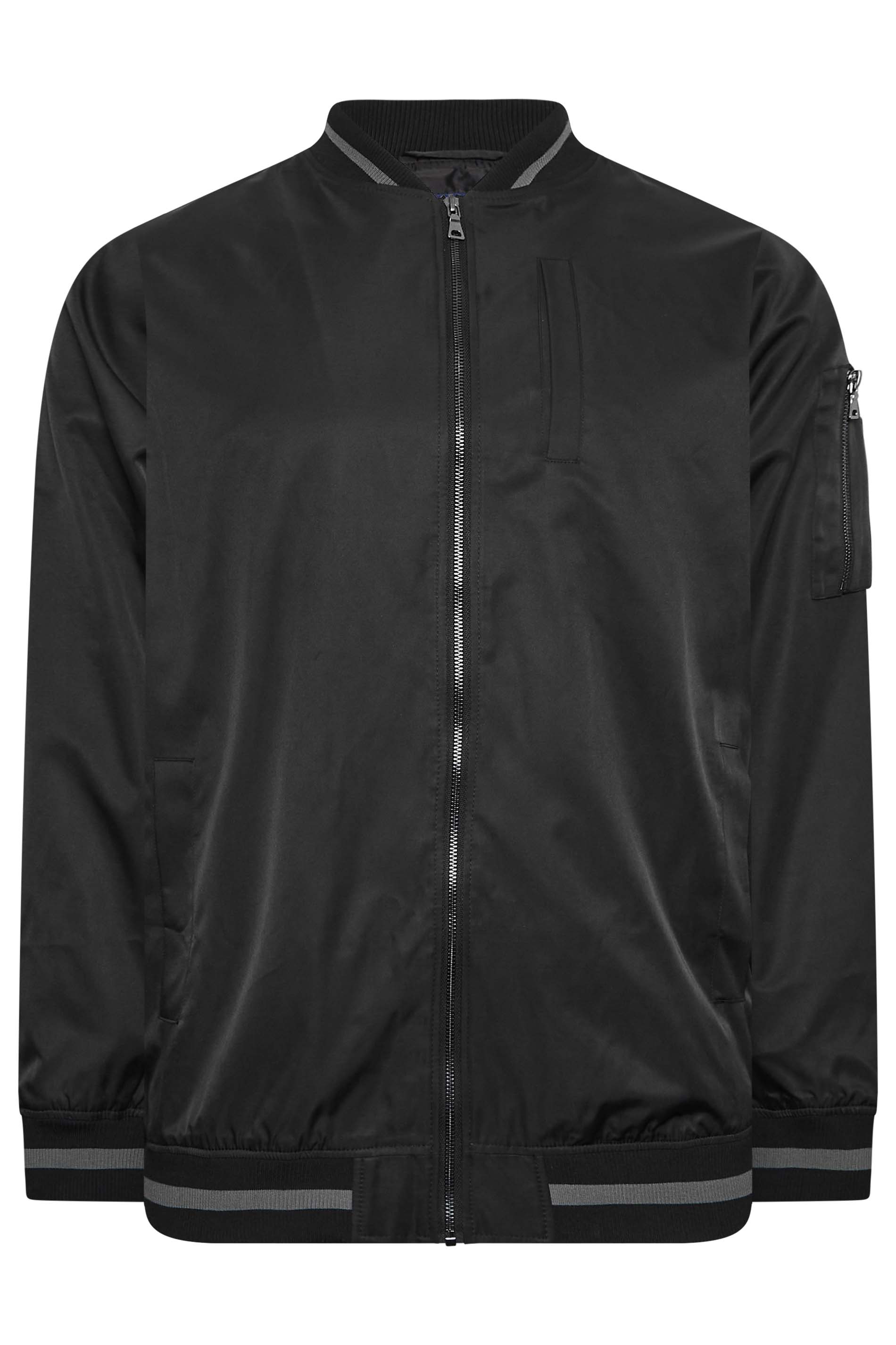 BadRhino Big & Tall Black Bomber Jacket | BadRhino 4