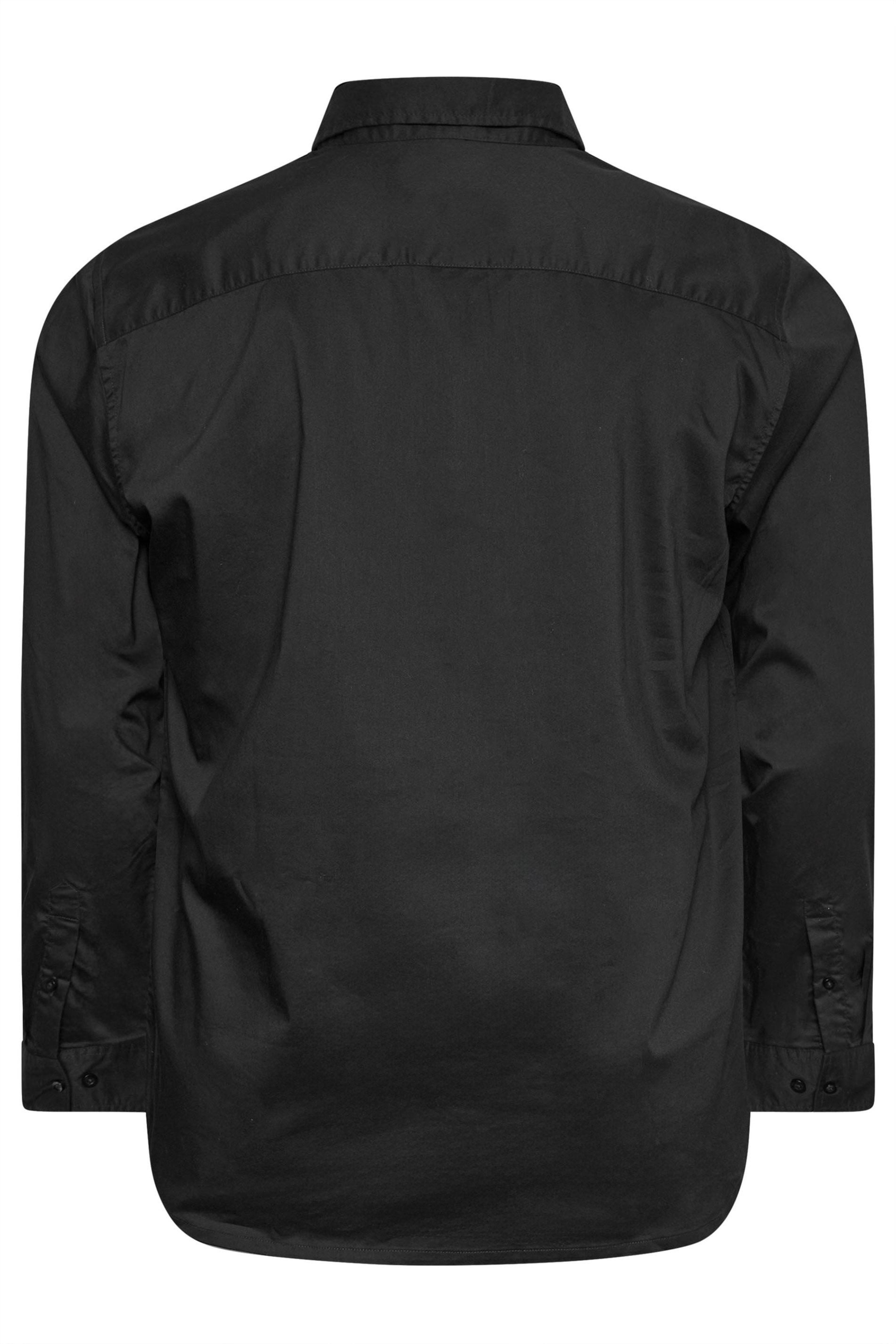 BadRhino Big & Tall Black Stretch Long Sleeve Shirt | BadRhino 8