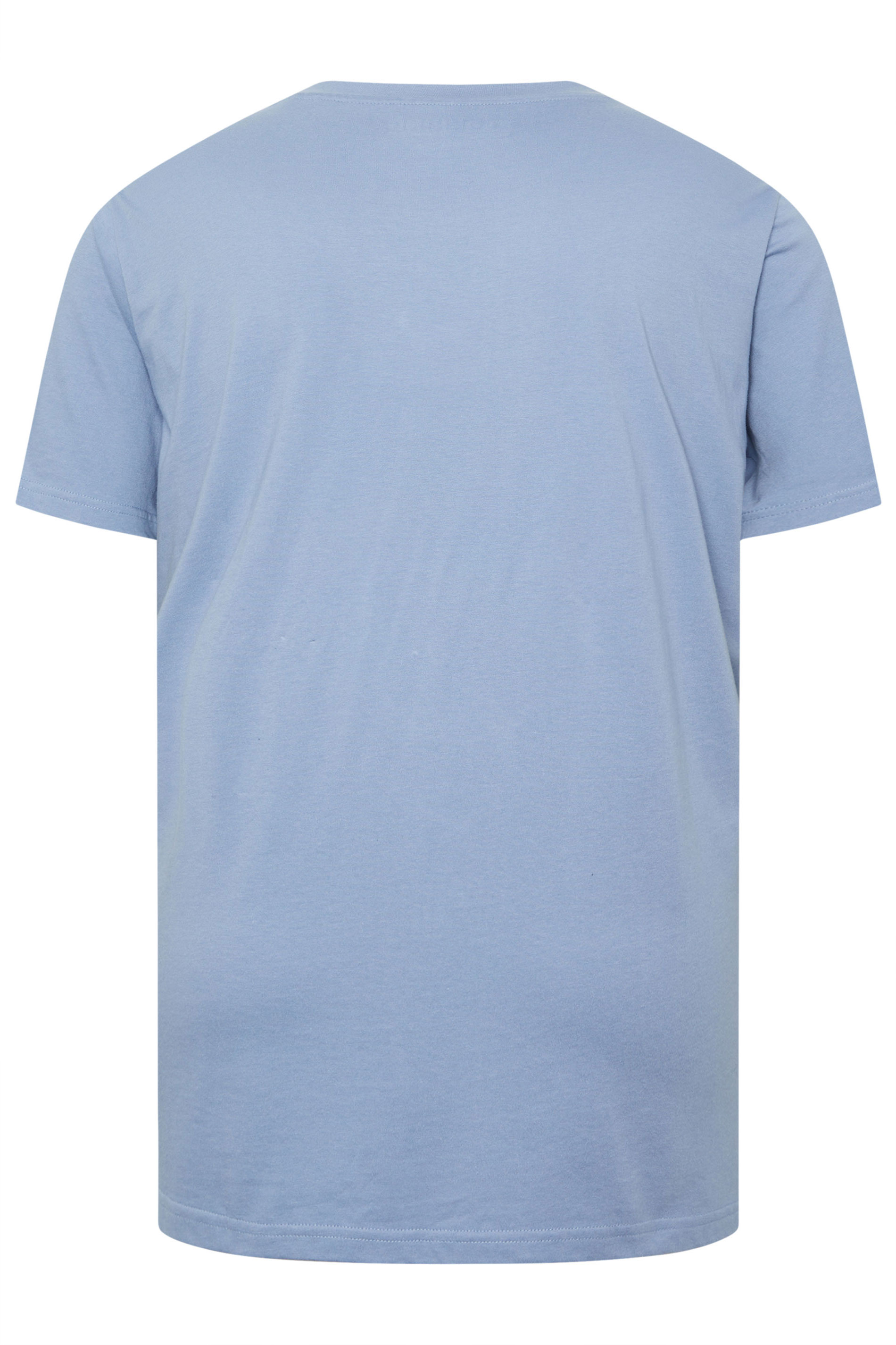 BadRhino Big & Tall Navy Blue 5 Pack Extra Long V-Neck T-Shirts | BadRhino 3