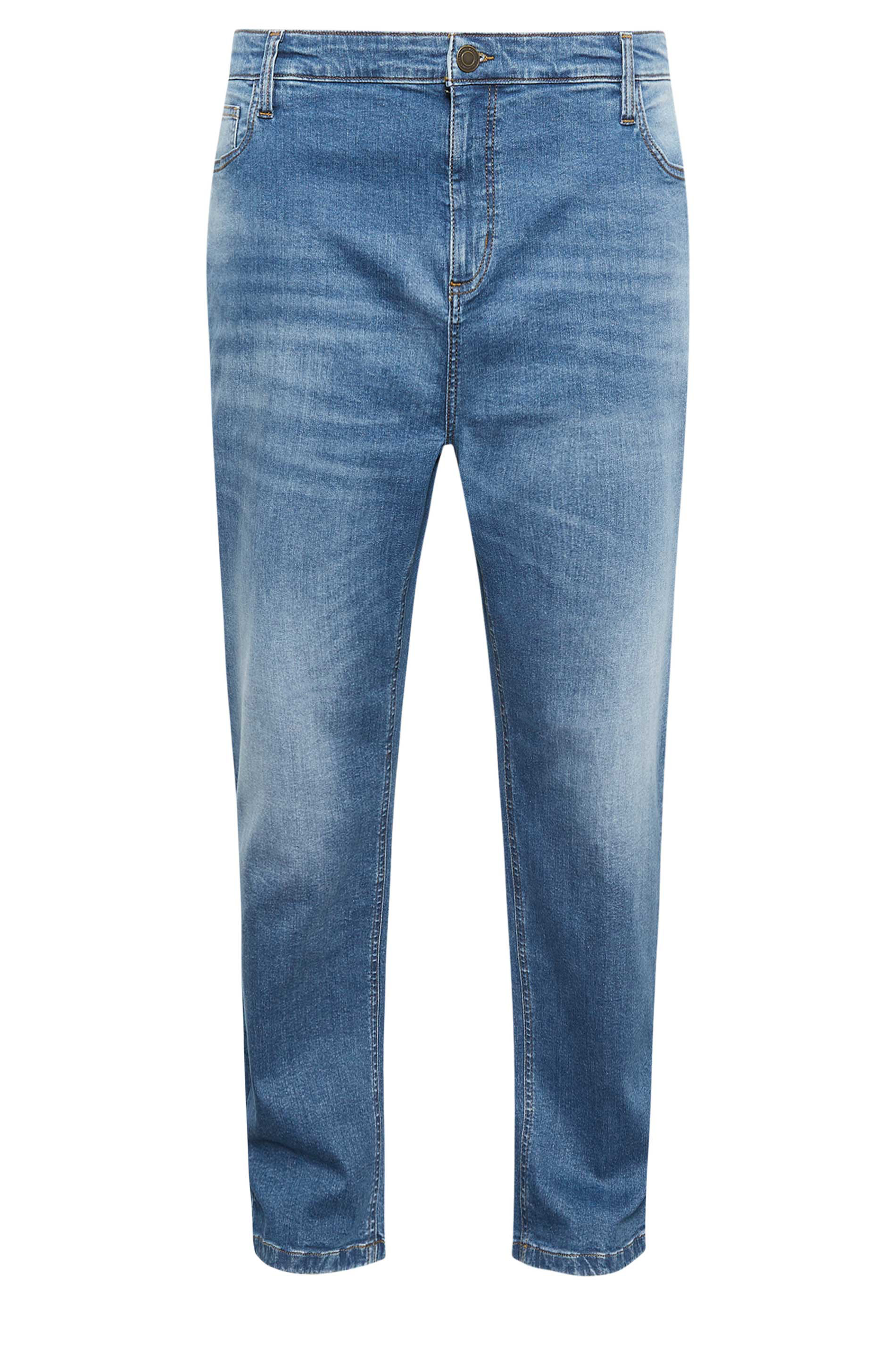BadRhino Big & Tall Blue Light Wash Stretch Jeans | BadRhino 3