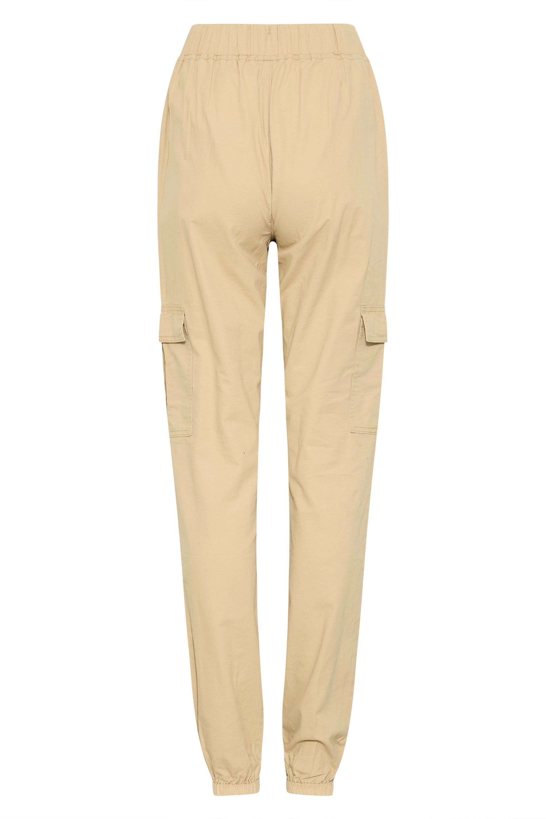 Twill cargo trousers - Light beige - Ladies