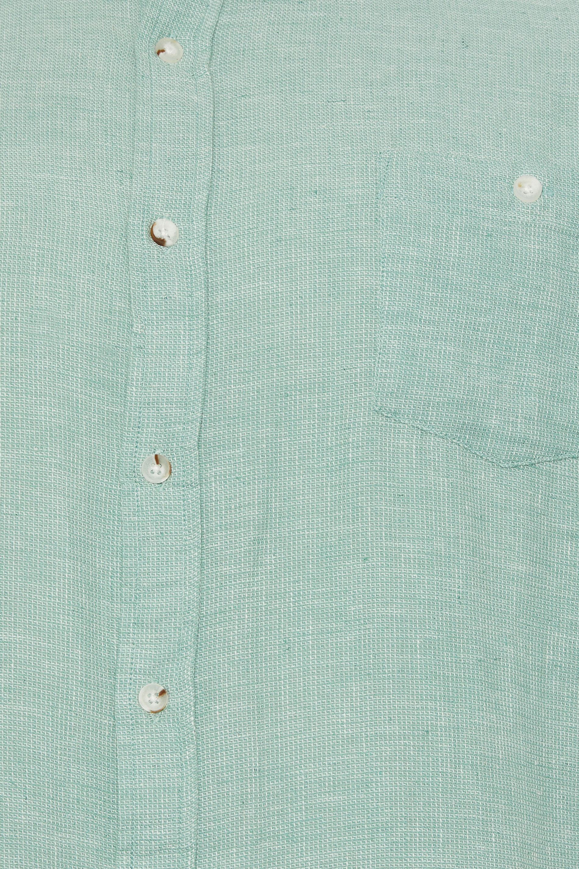 D555 Mint Green Striped Linen Shirt | BadRhino 2