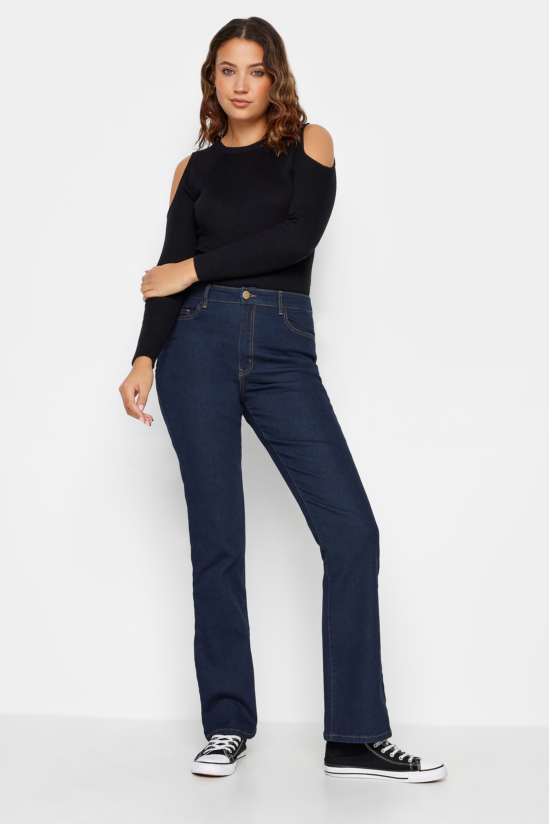 LTS Tall Indigo Blue Denim Bootcut Jeans | Long Tall Sally 2