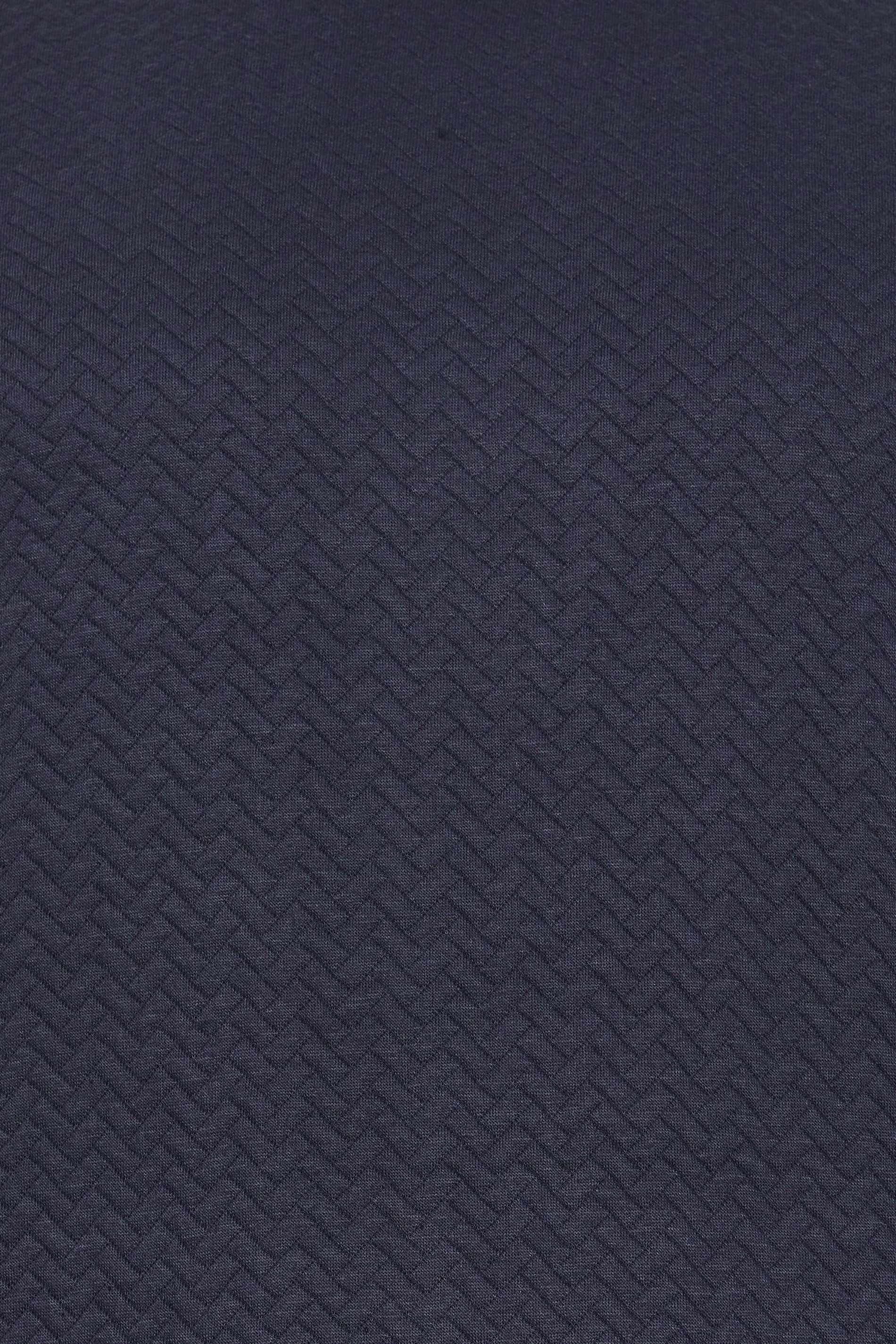 BadRhino Big & Tall Navy Blue Chevron Quilted Crew Neck Sweatshirt | BadRhino 3