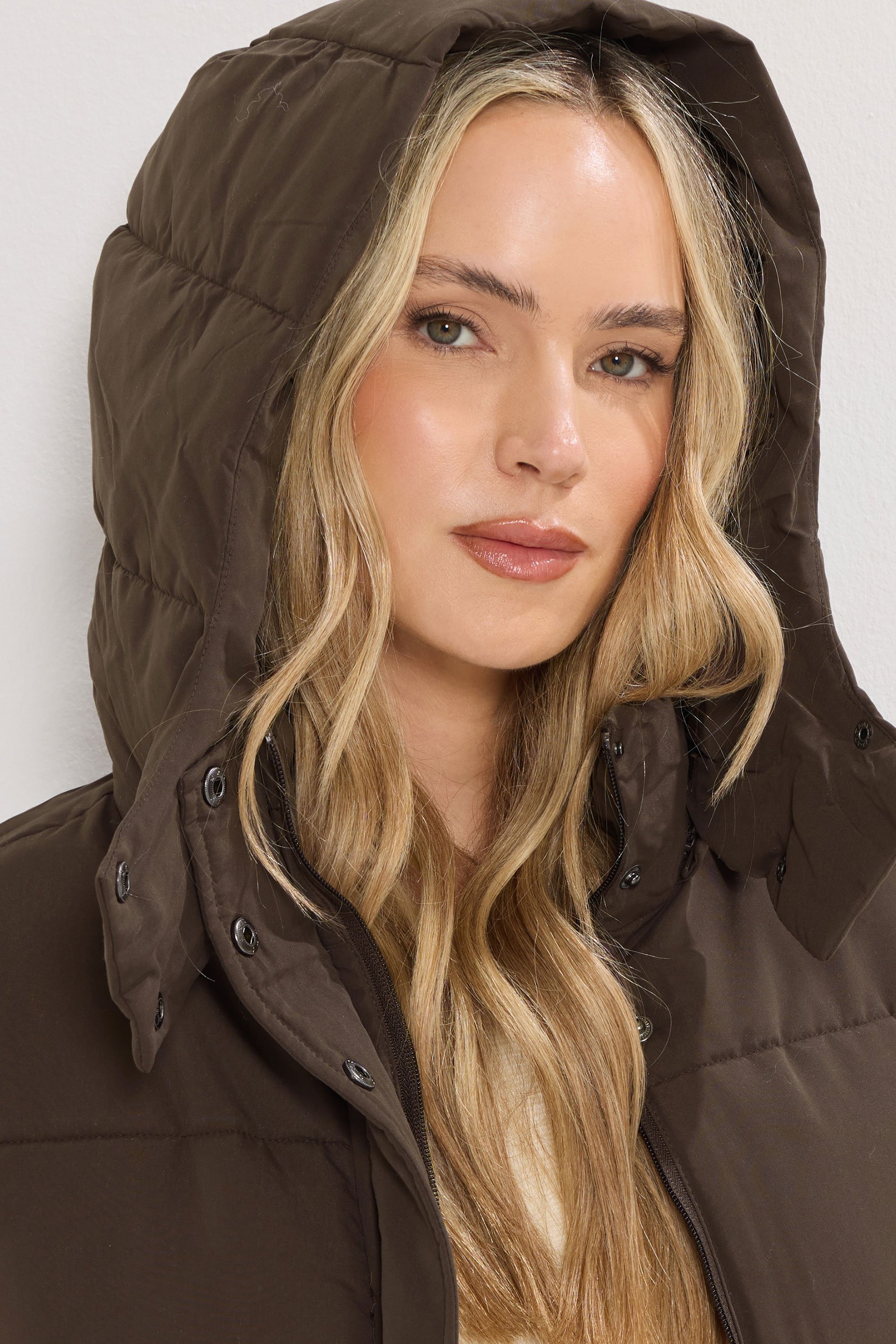 LTS Tall Chocolate Brown Padded Coat | Long Tall Sally 4