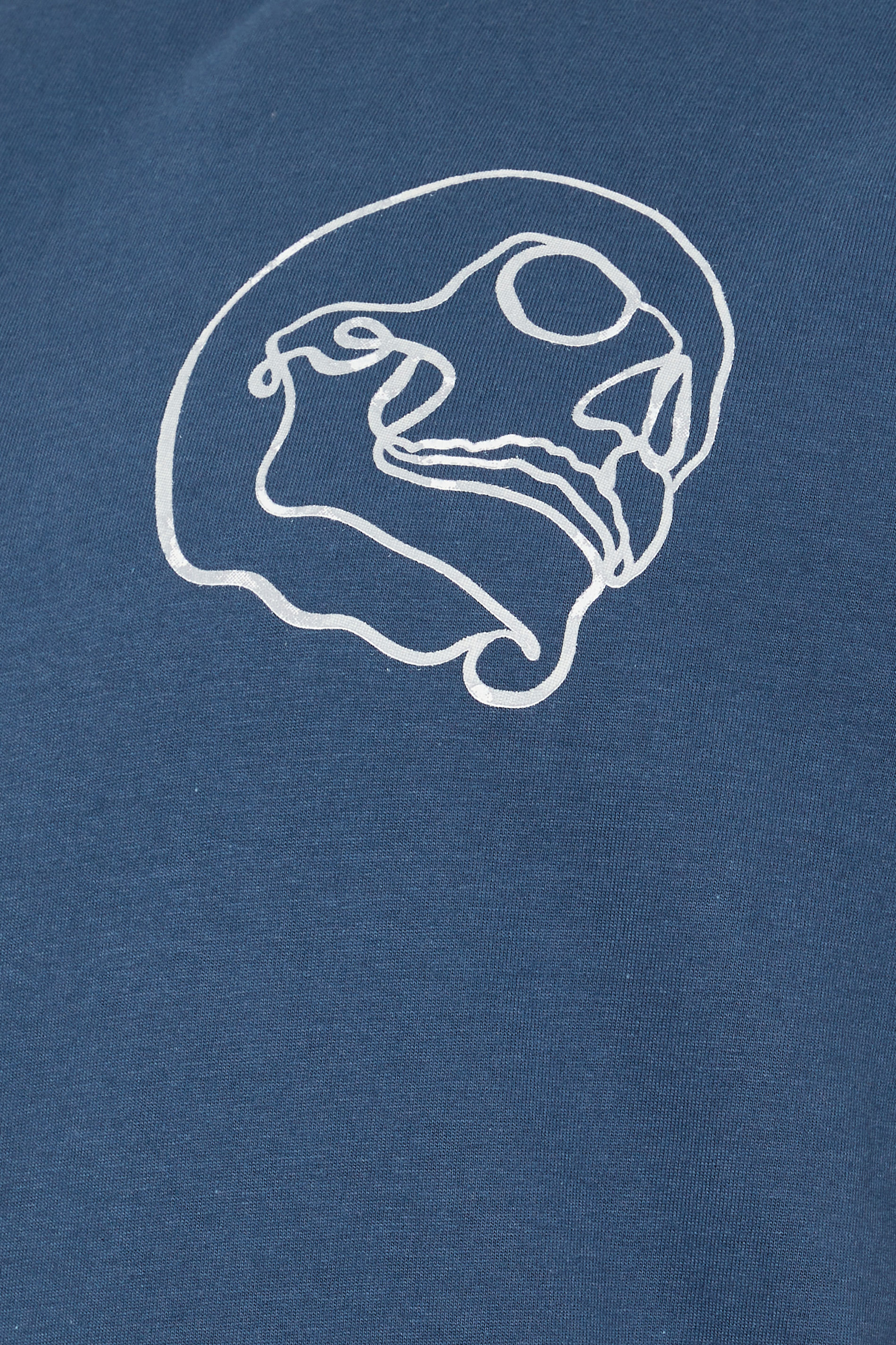 BadRhino Big & Tall Blue Skull Print Graphic T-Shirt | BadRhino 6