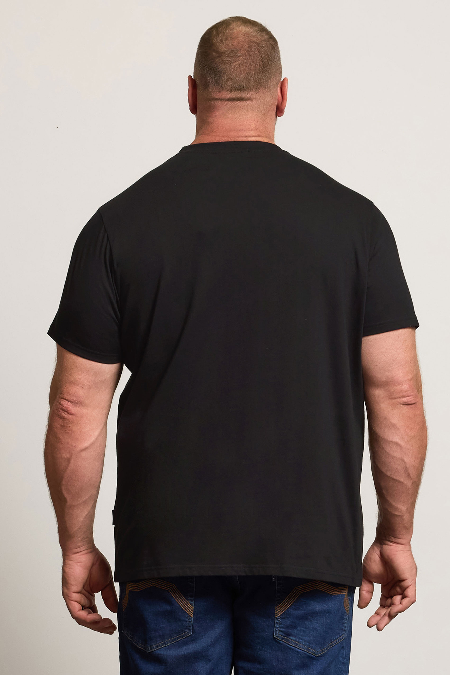 BadRhino Big & Tall Black Wallace & Gromit Graphic T-Shirt | BadRhino 4