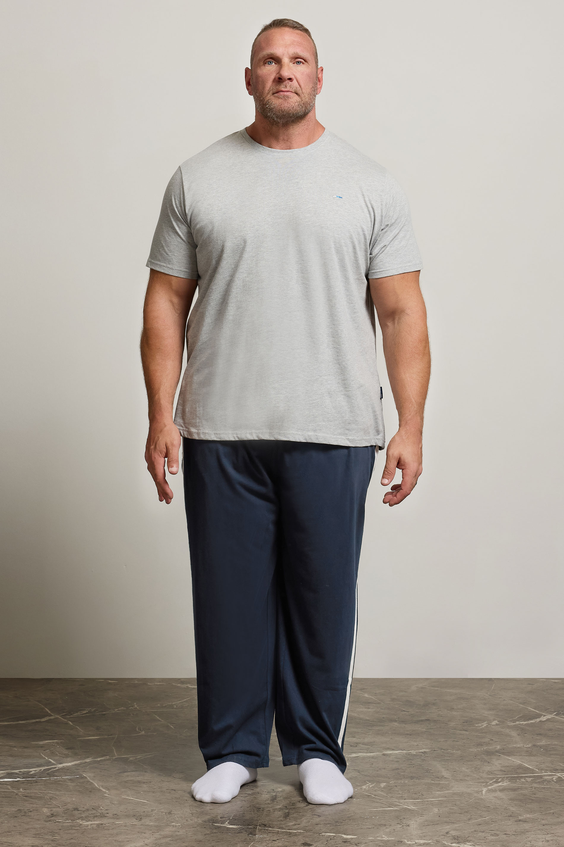 BadRhino Big & Tall Navy Blue Lightweight Lounge Joggers | BadRhino 2