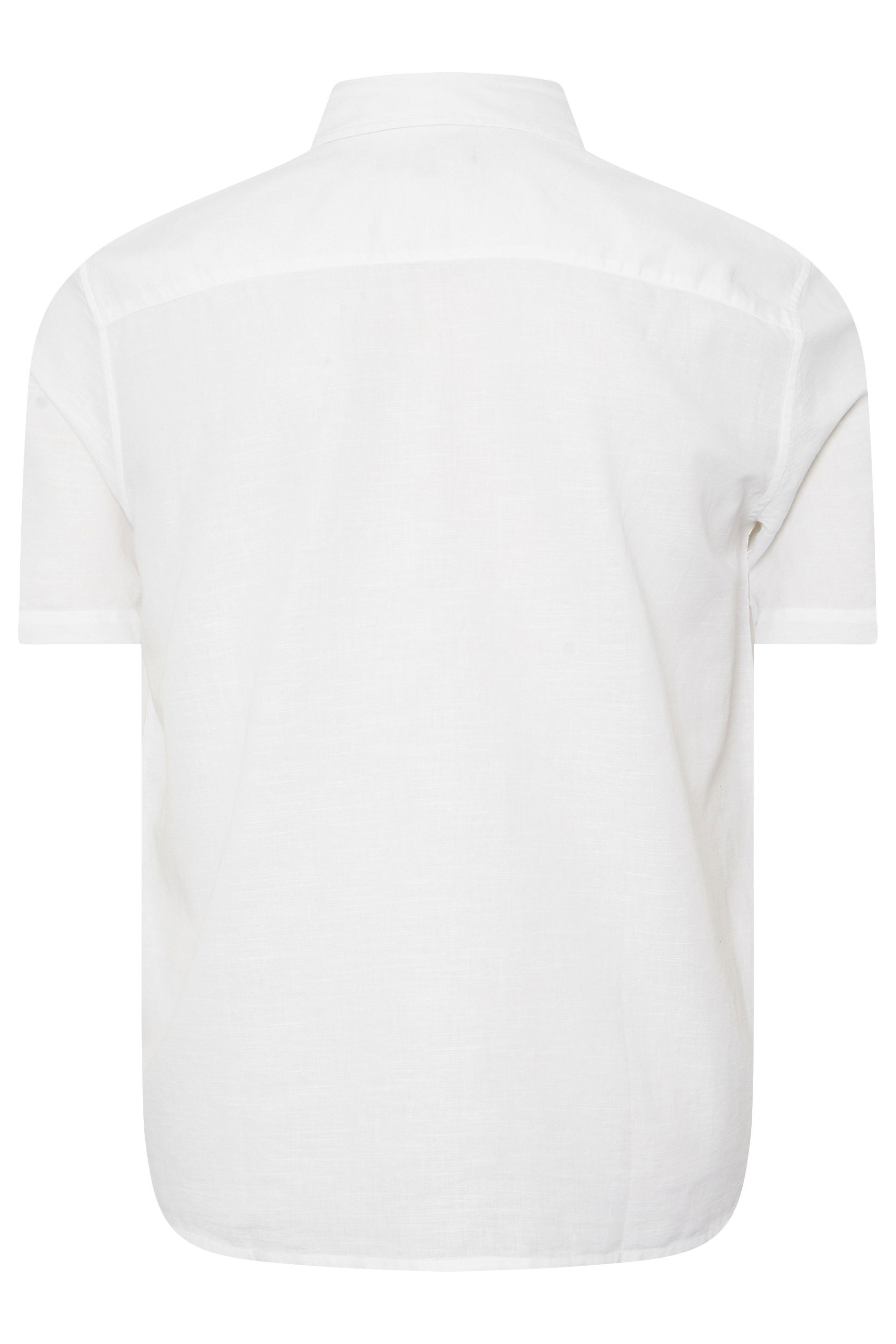BadRhino Big & Tall White Linen Shirt | BadRhino 8