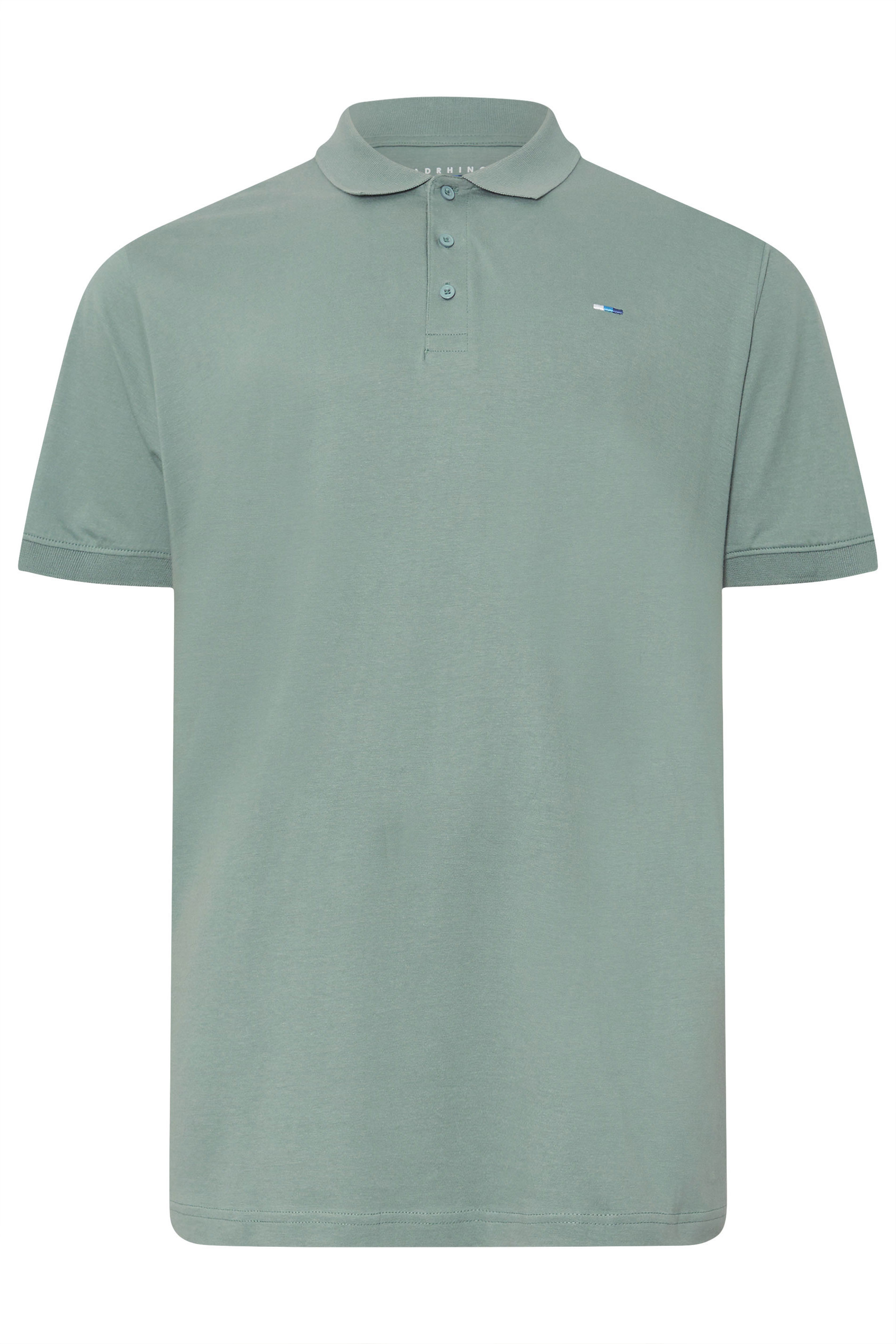 BadRhino Big & Tall Green Jersey Polo Shirt | BadRhino 6