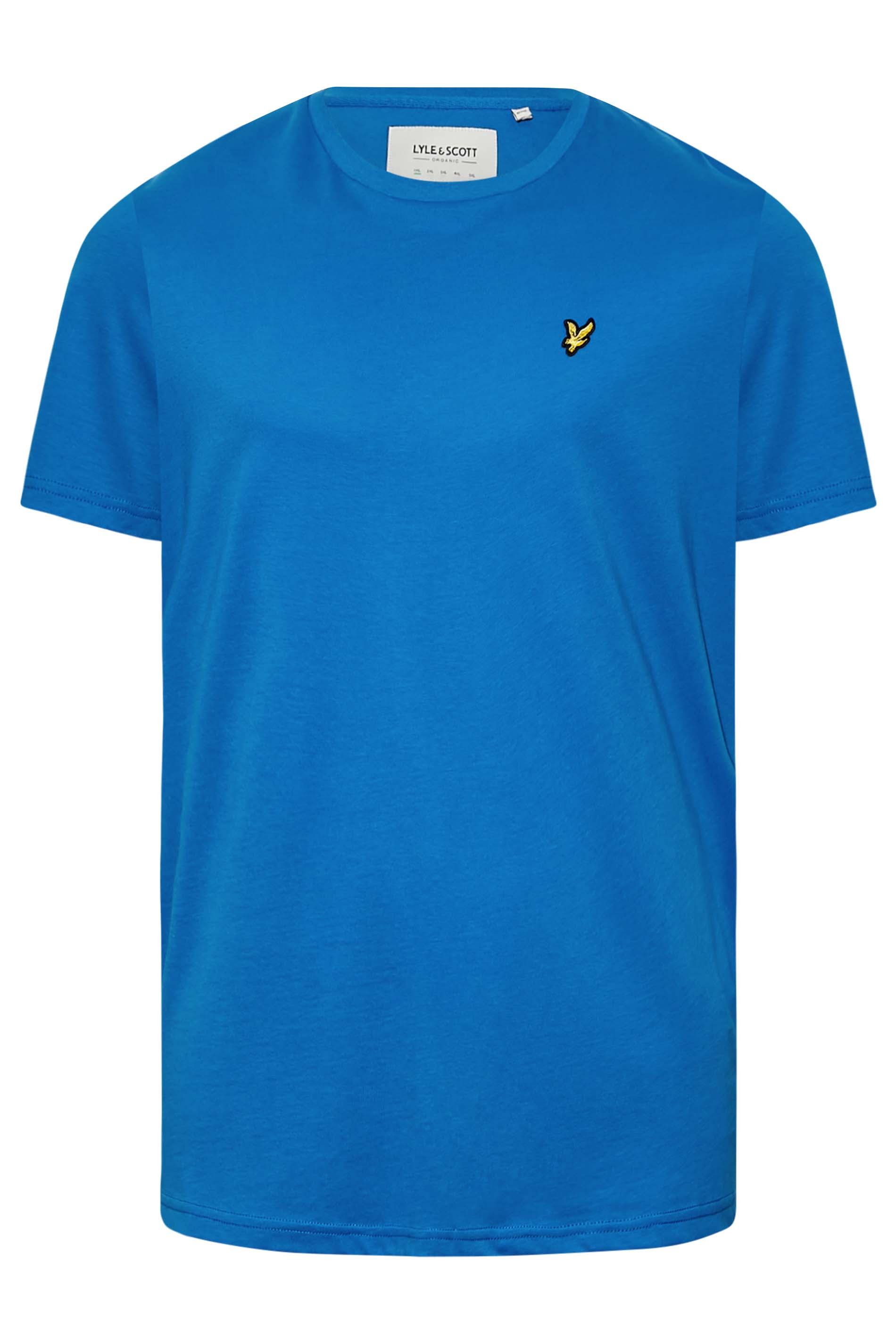 LYLE & SCOTT Big & Tall Blue Crew Neck T-Shirt | BadRhino 2