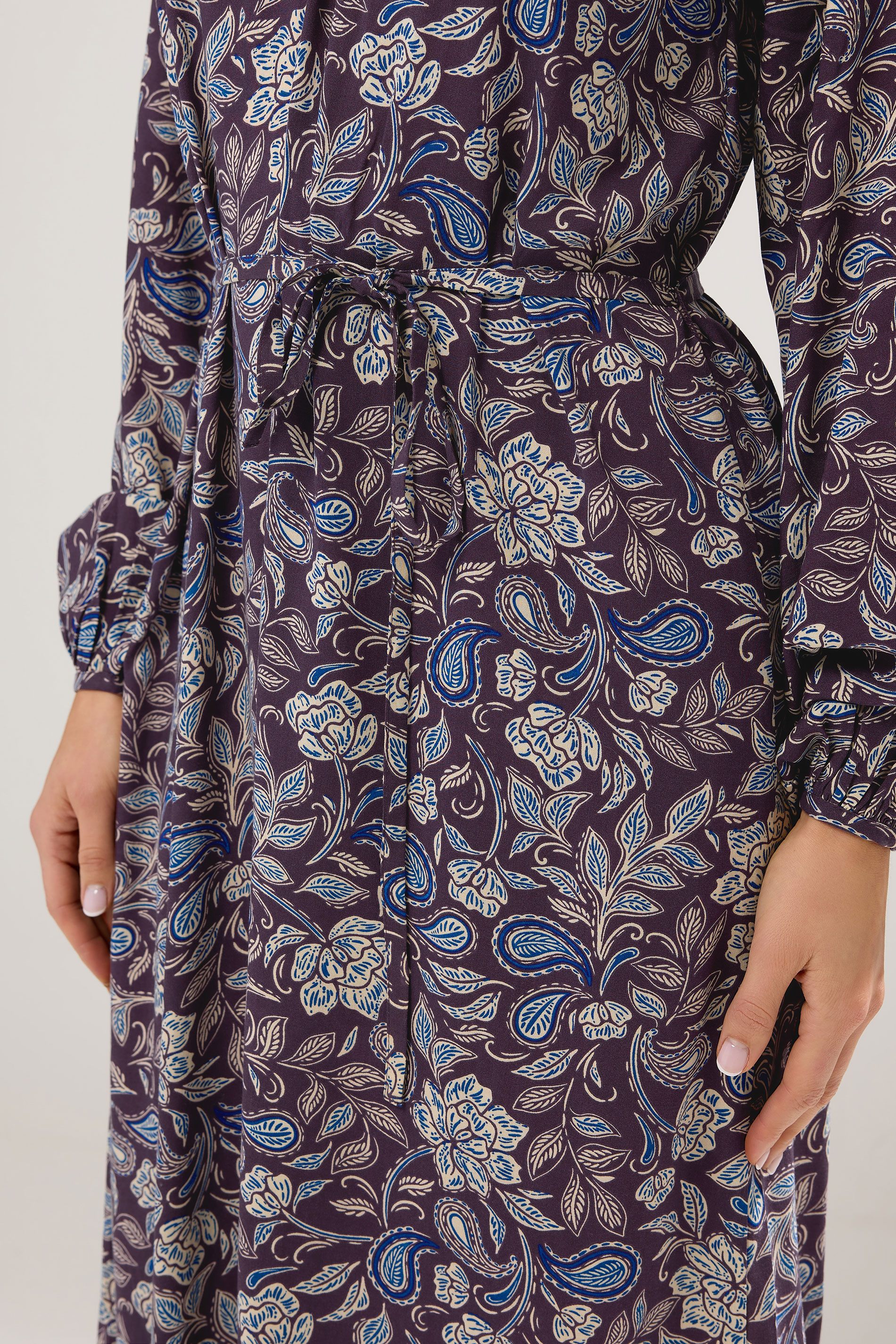 LTS Tall Purple Floral Midaxi Dress | Long Tall Sally 4